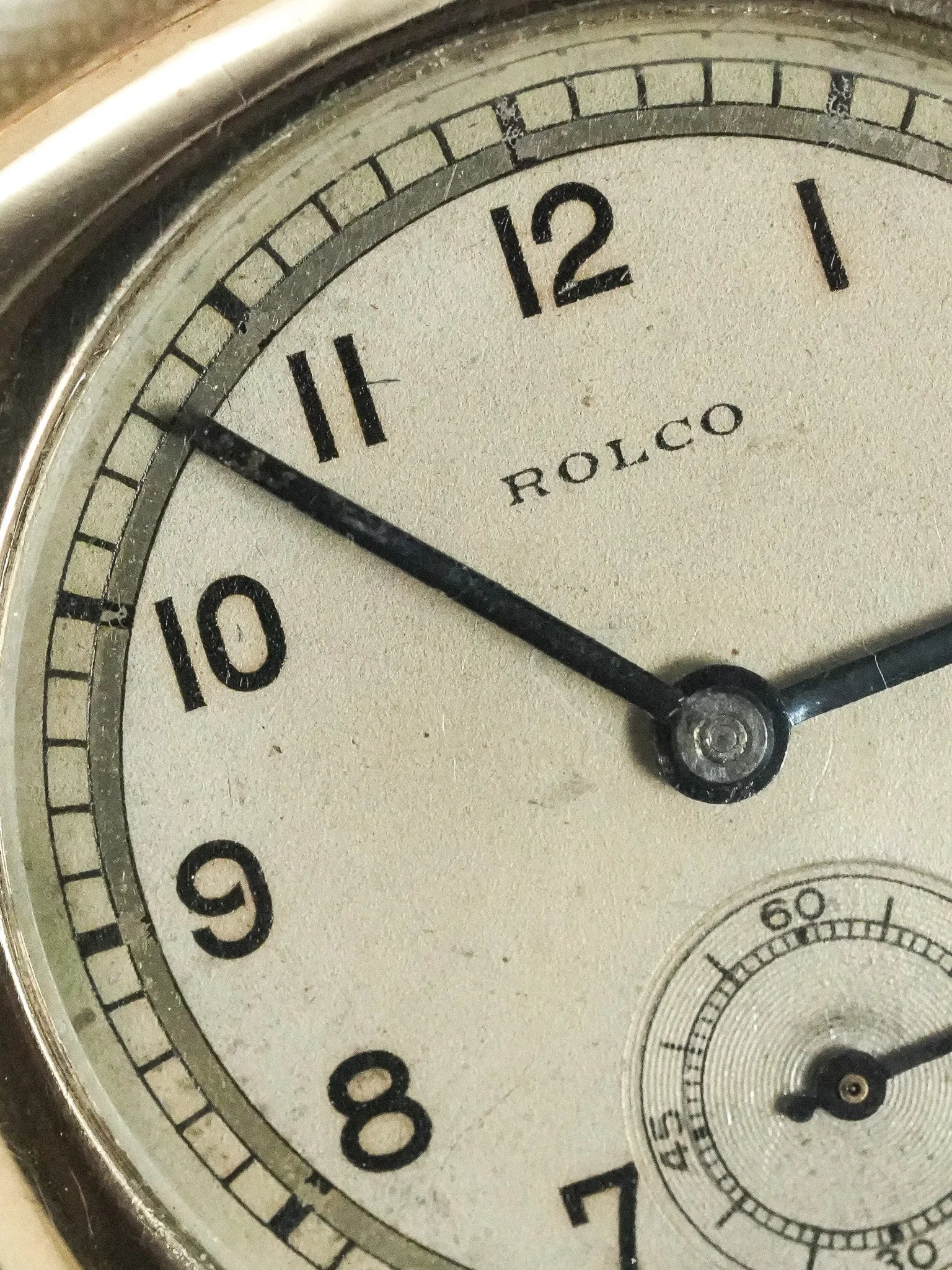 Rolco par Rolex - Coussin Or Rose 9k - 1930s - Atelier Victor
