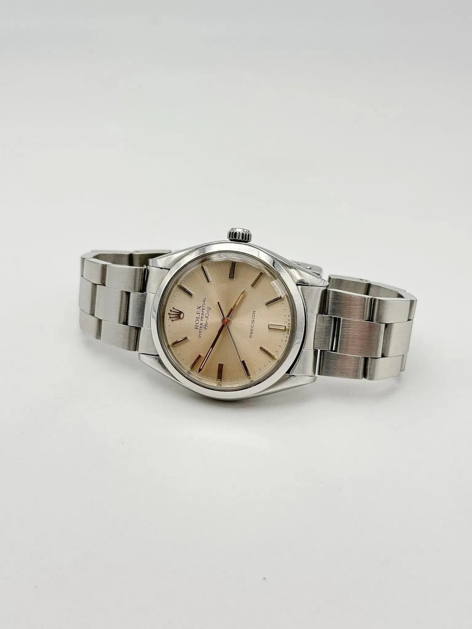 Rolex - Air King Oyster Perpetual 5500 Champagne patiné - 1978 - Atelier Victor - Vintage Shop