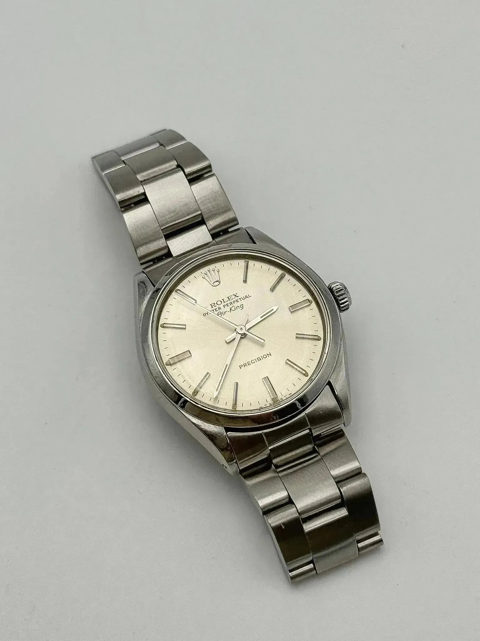 Rolex - Air King Oyster Perpetual 5500 Champagne patiné - 1978 - Atelier Victor - Vintage Shop