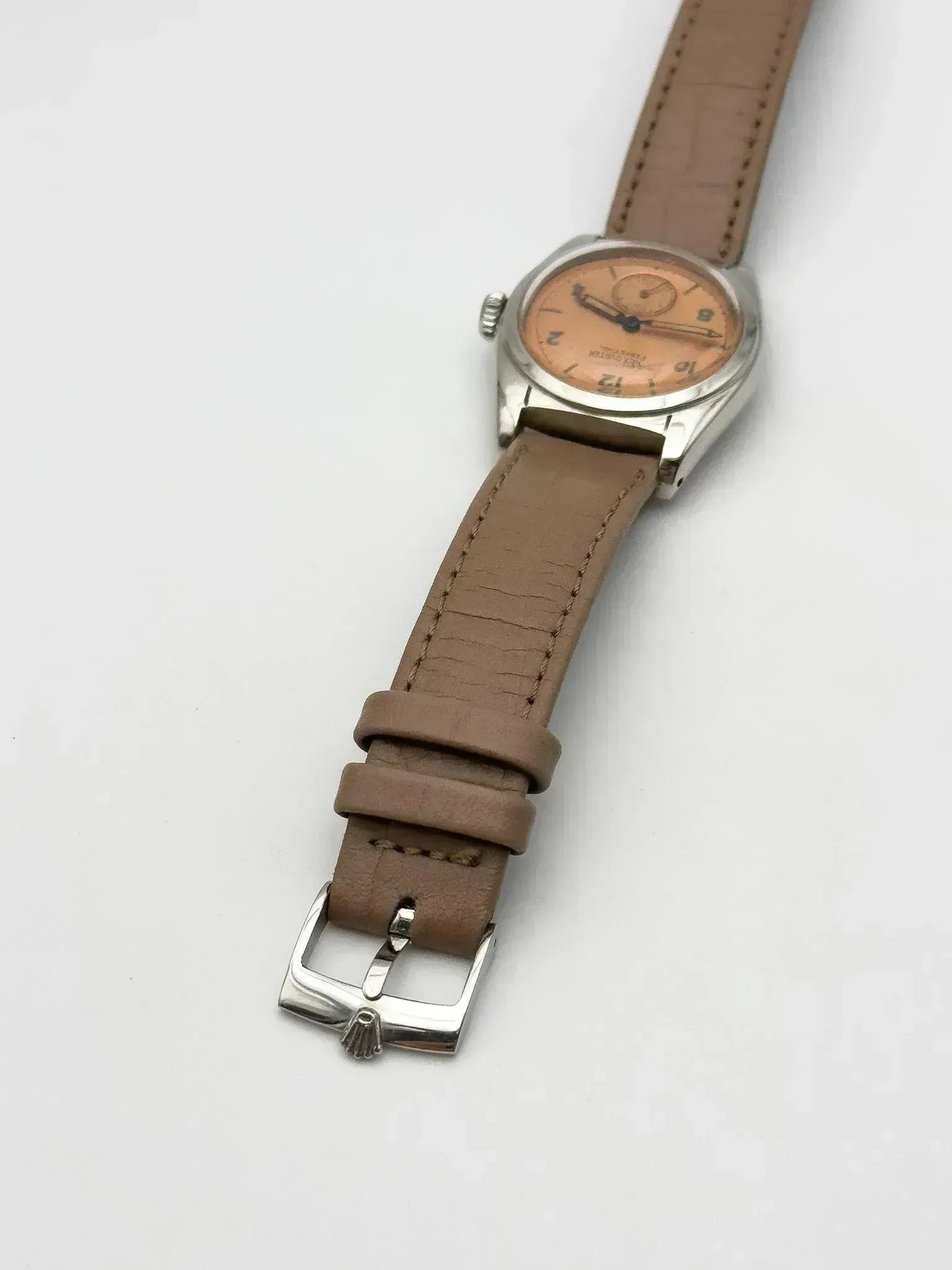 Rolex - Bubble Back 6050 Rare Salmon - 1950 - Atelier Victor