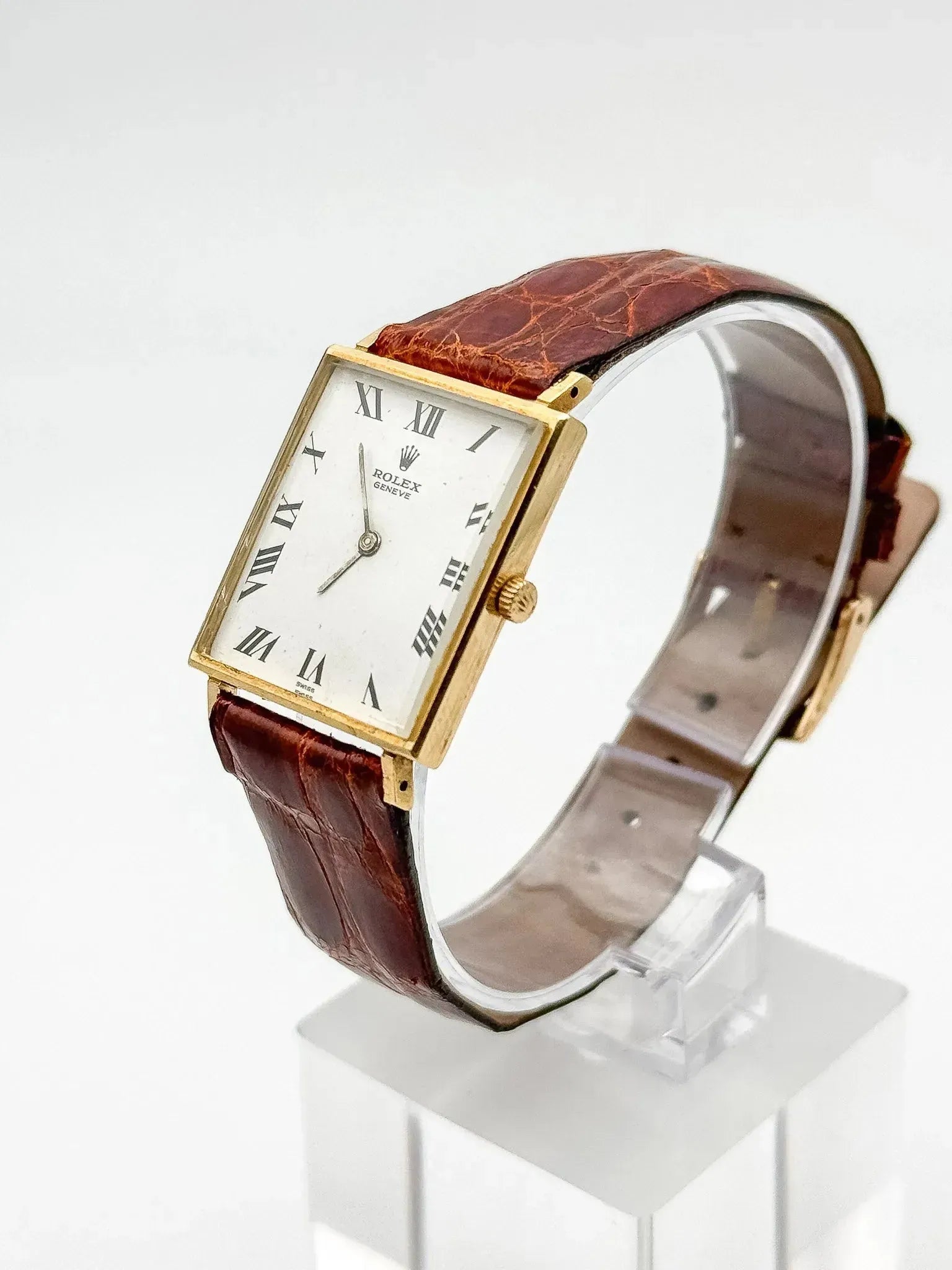 Rolex - Cellini Tank XL Or jaune 18k 3603 - 1960s - Atelier Victor