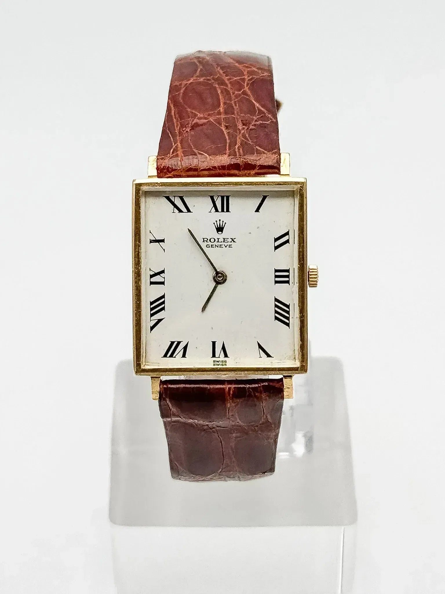 Rolex - Cellini Tank XL Or jaune 18k 3603 - 1960s - Atelier Victor