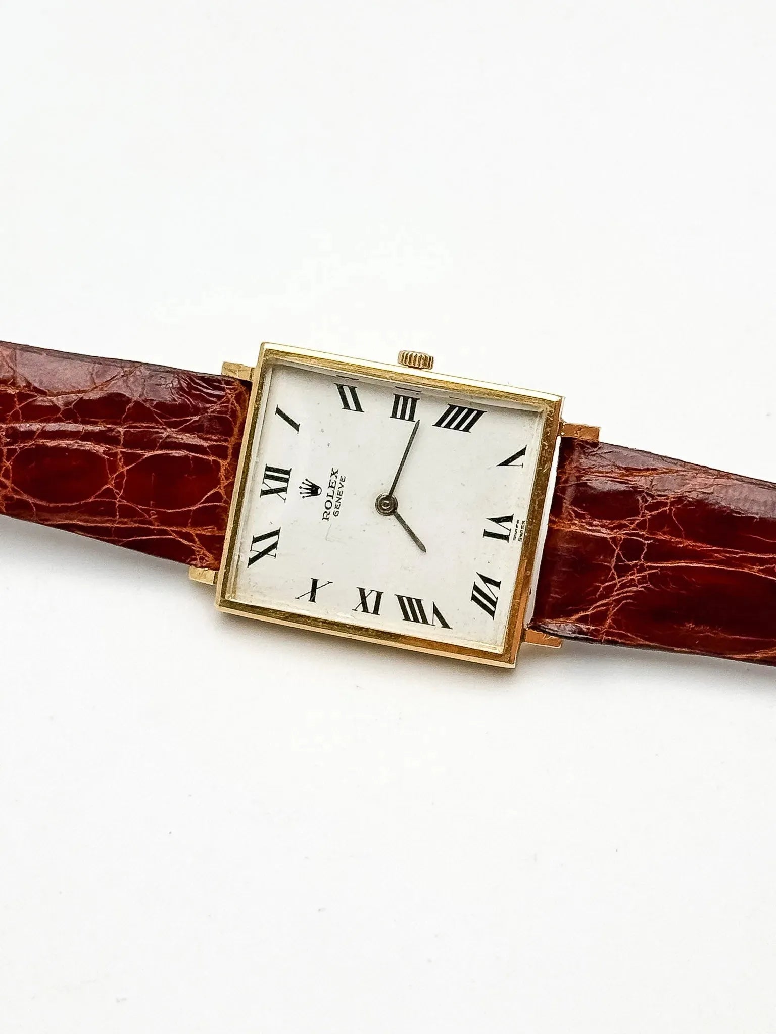 Rolex - Cellini Tank XL Or jaune 18k 3603 - 1960s - Atelier Victor - Vintage Shop