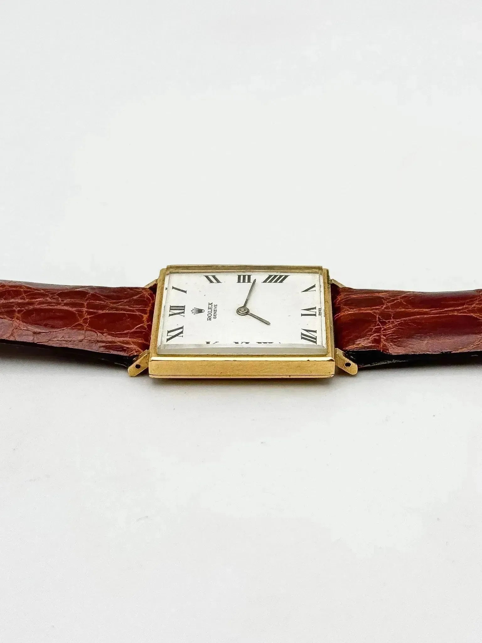 Rolex - Cellini Tank XL Or jaune 18k 3603 - 1960s - Atelier Victor - Vintage Shop