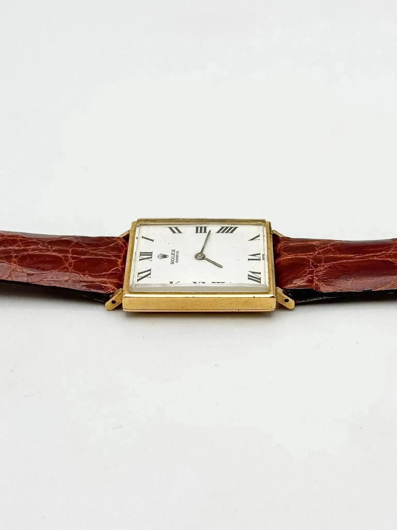 Rolex - Cellini Tank XL Or jaune 18k 3603 - 1960s - Atelier Victor - Vintage Shop