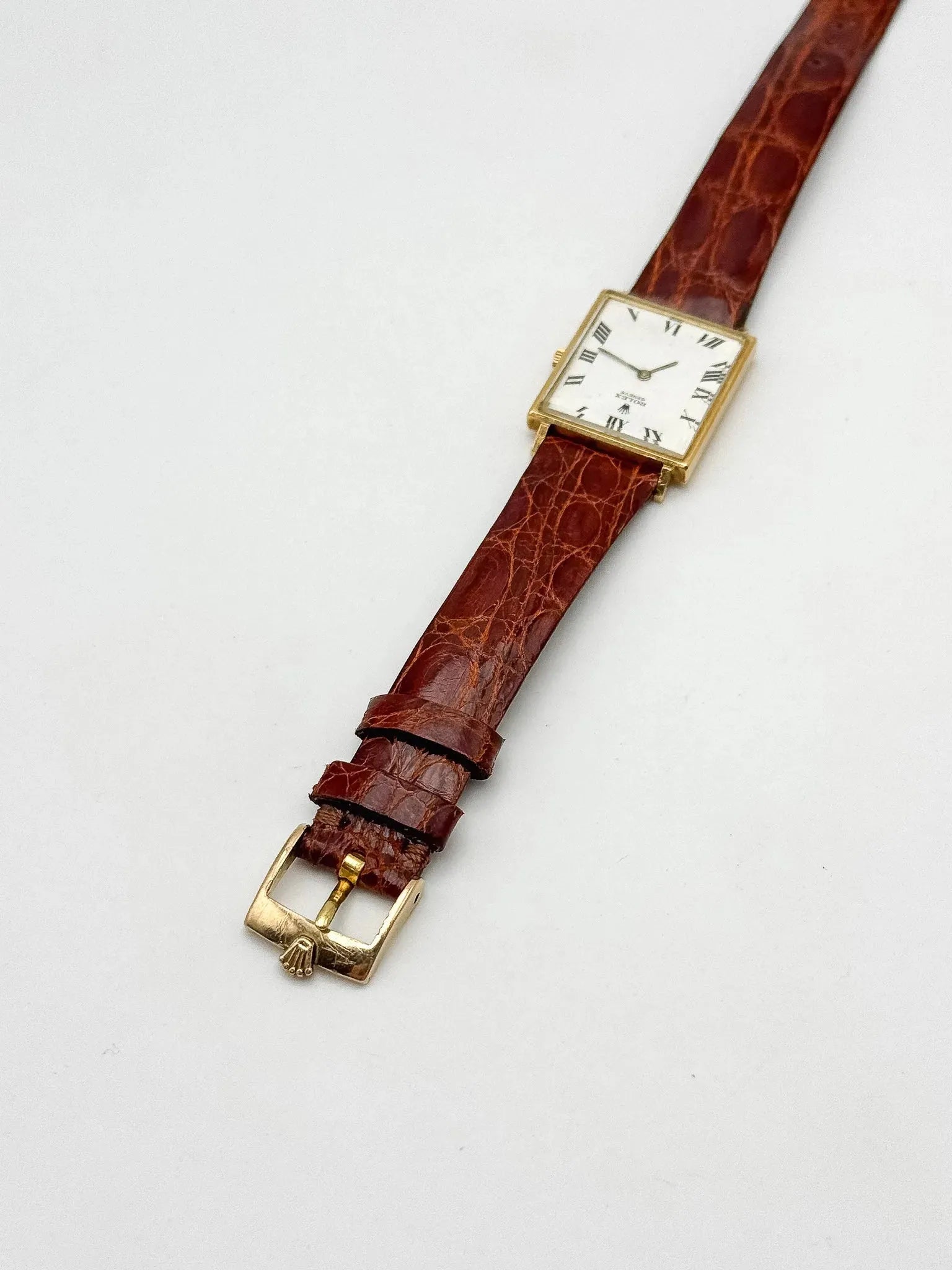 Rolex - Cellini Tank XL Or jaune 18k 3603 - 1960s - Atelier Victor - Vintage Shop