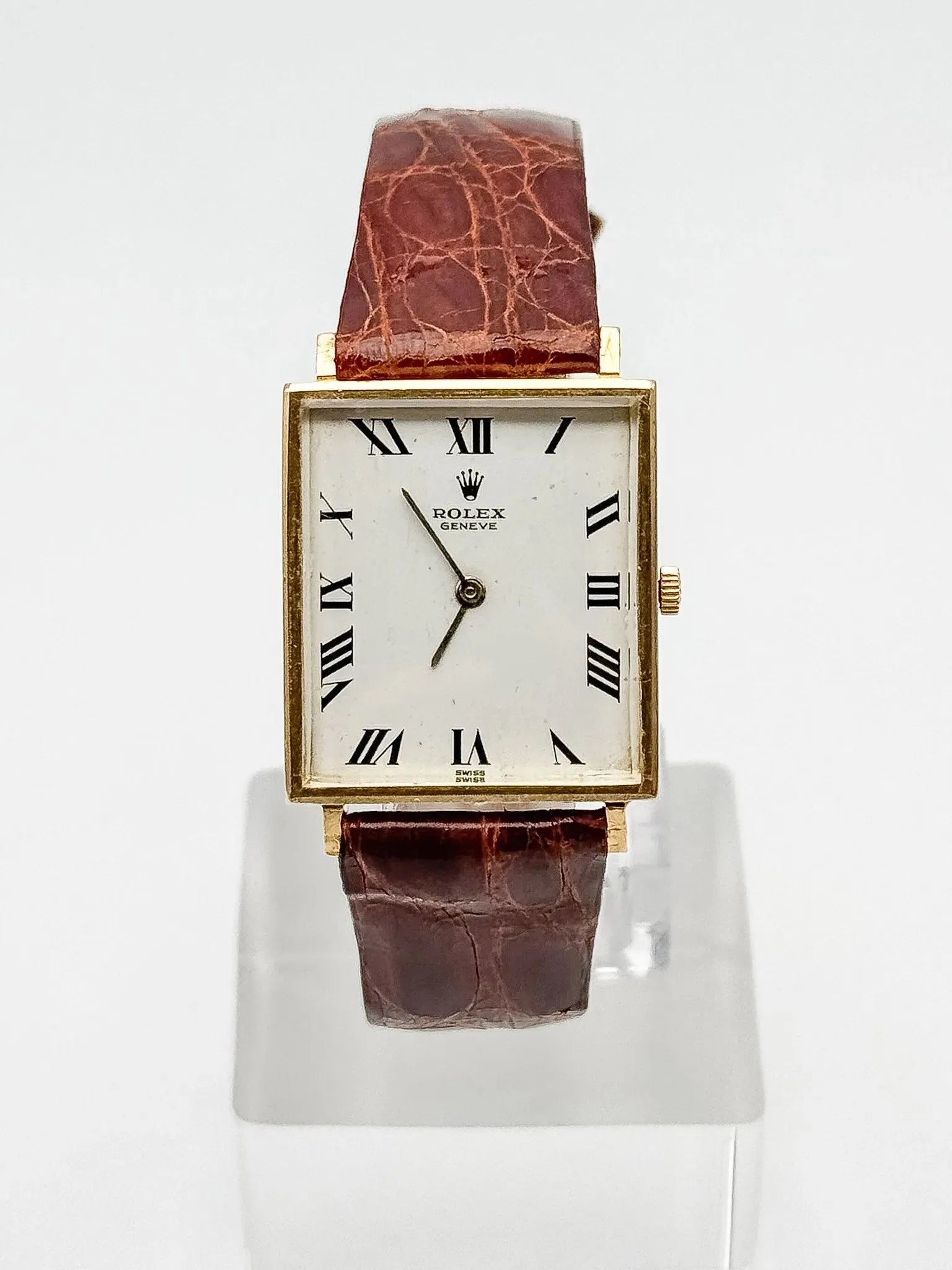 Rolex - Cellini Tank XL Or jaune 18k 3603 - 1960s - Atelier Victor - Vintage Shop