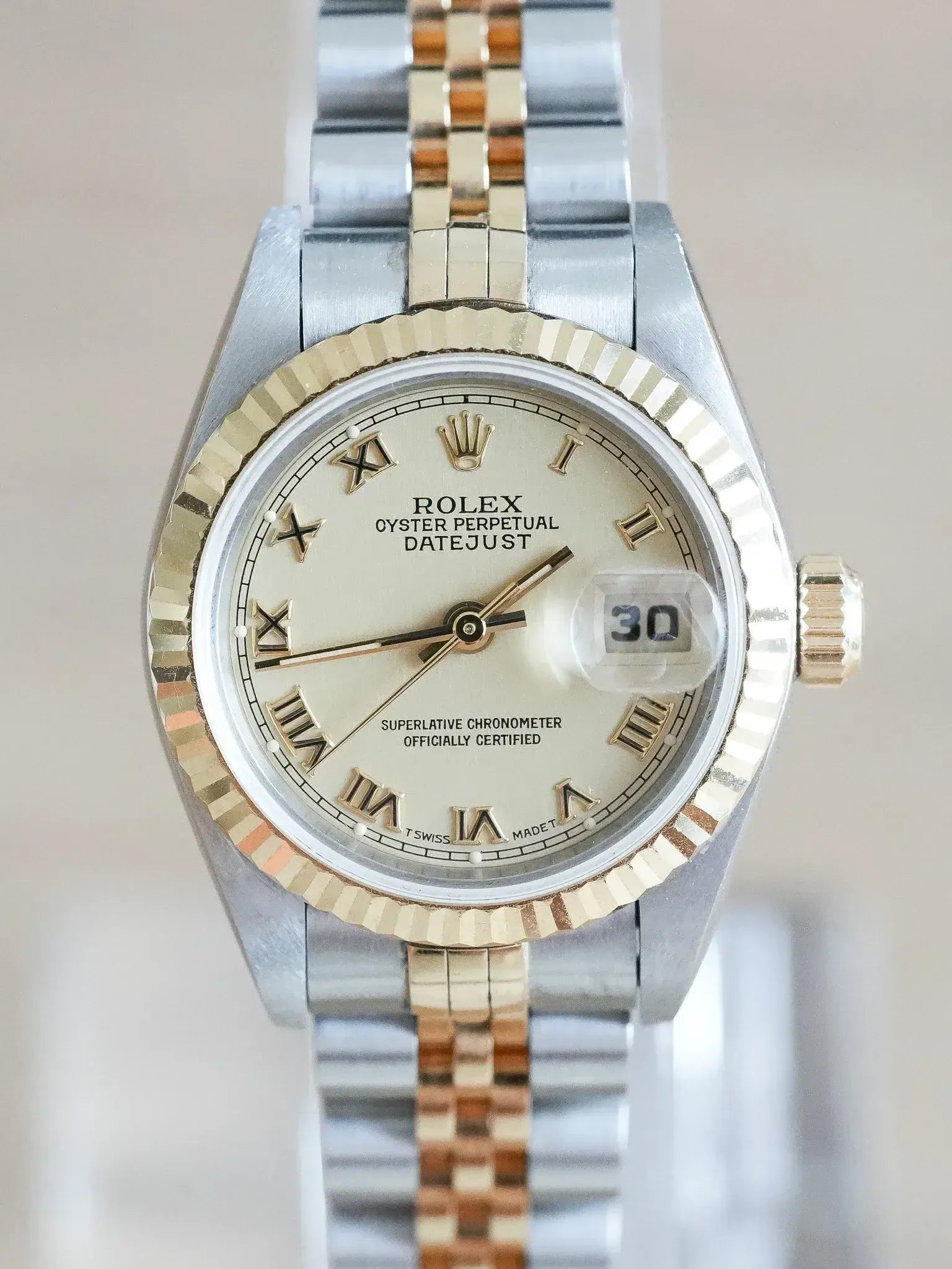 Rolex - Datejust 26 69173 Acier Or Jubilee Romain Champagne - 1997 - Atelier Victor