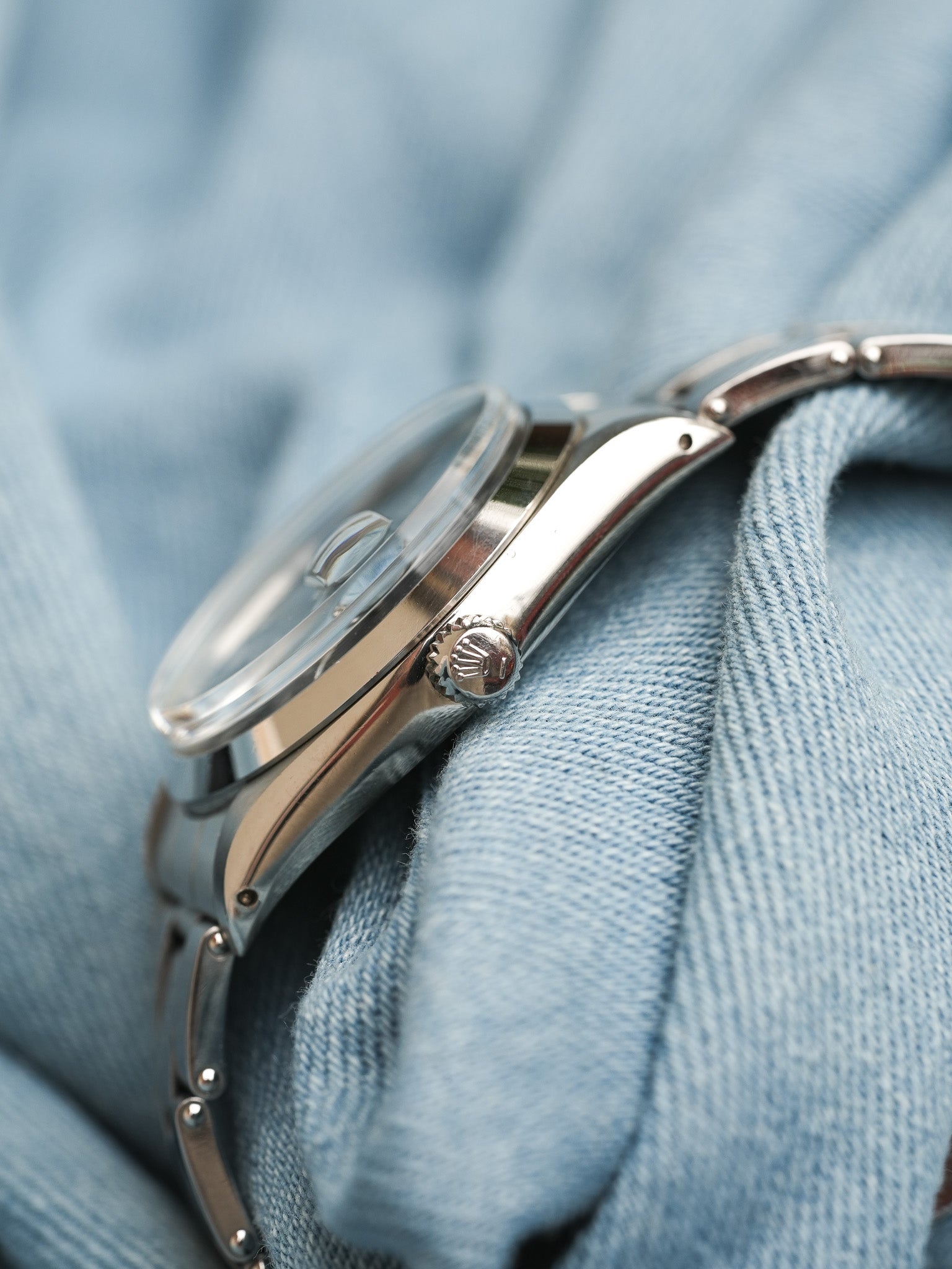 Rolex - Osyterdate 6694 Precision Cadran noir - 1966 - Atelier Victor - Vintage Shop