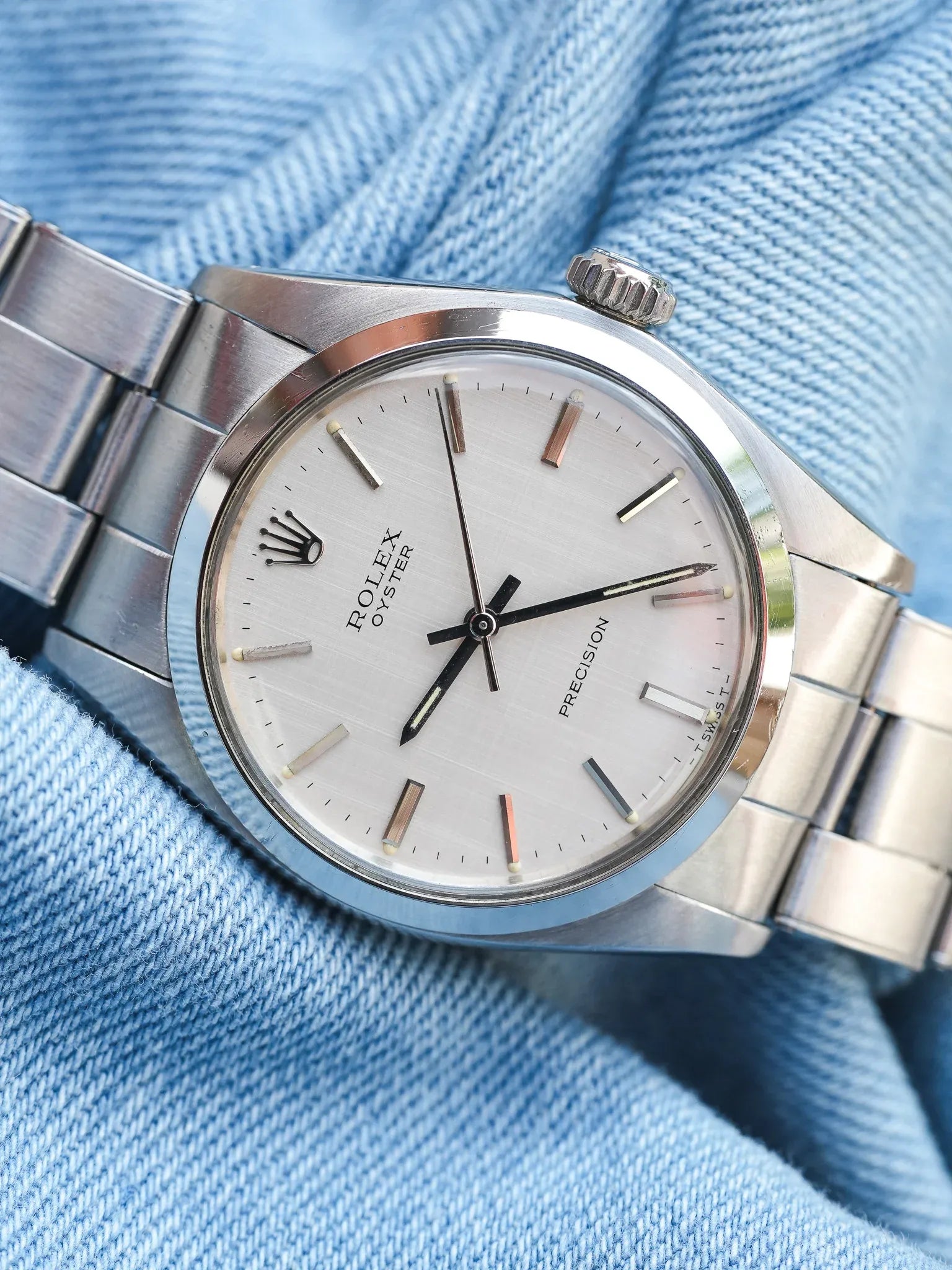 Rolex - Oyster Extra fine 6426 Cadran lin argent - 1971 - Atelier Victor