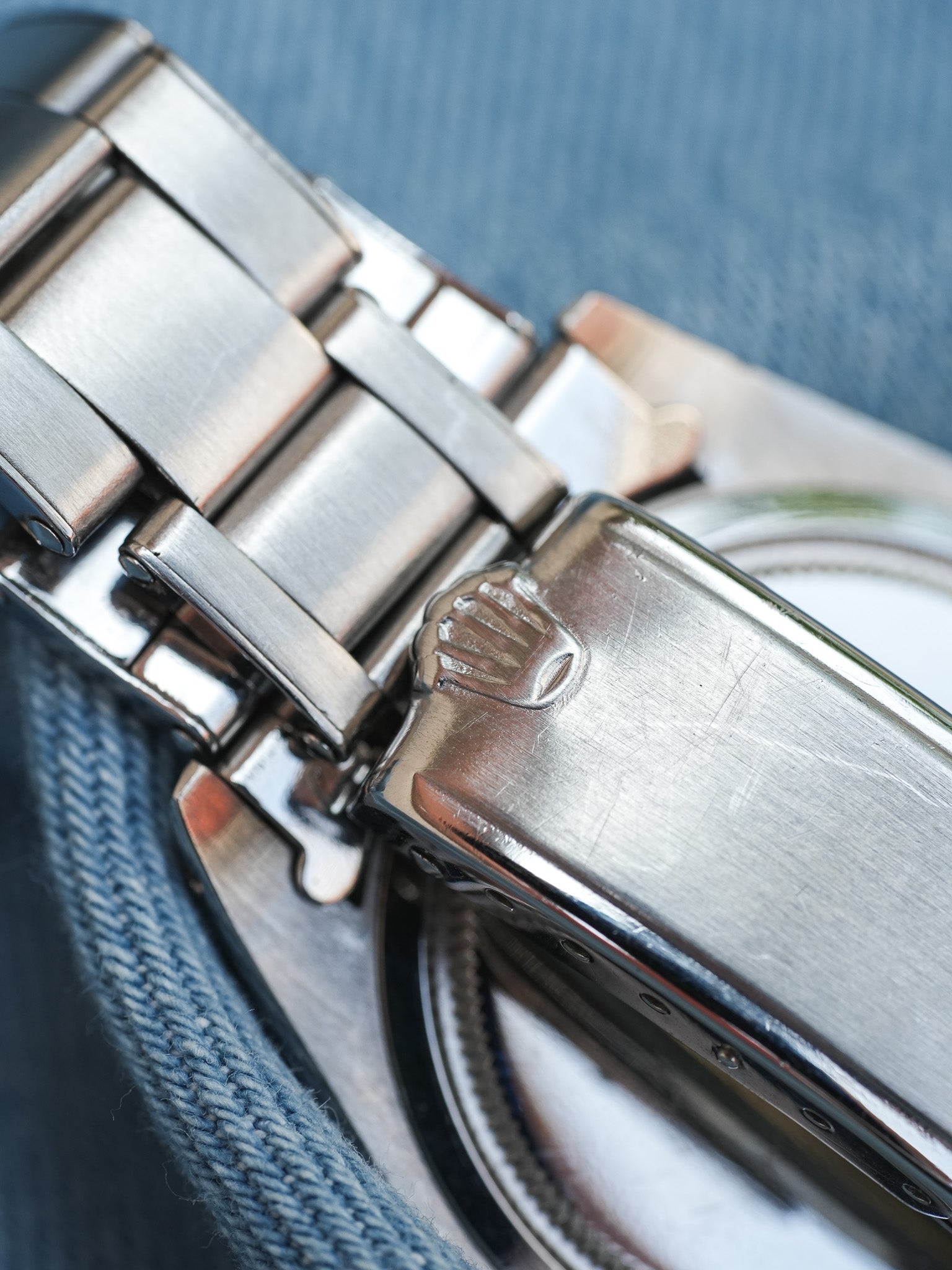 Rolex - Oyster Extra fine 6426 Cadran lin argent - 1971 - Atelier Victor Paris - Vintage Watch Shop Dubai