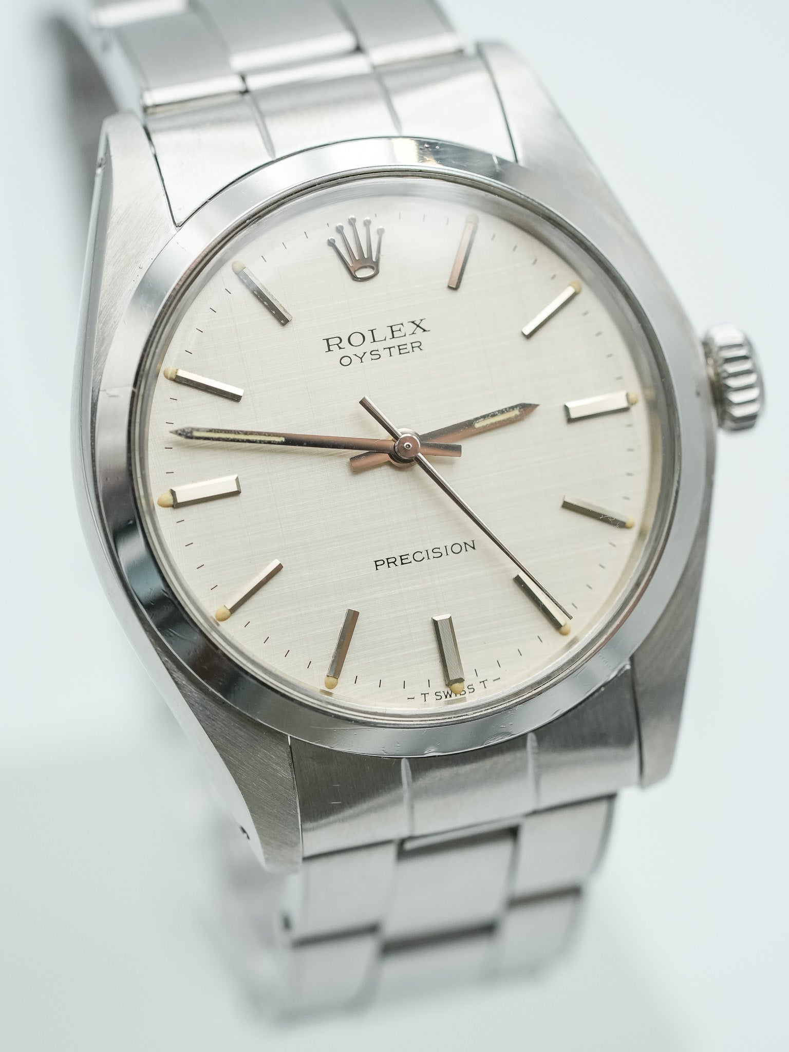 Rolex - Oyster Extra fine 6426 Cadran lin argent - 1971 - Atelier Victor - Vintage Watch Shop