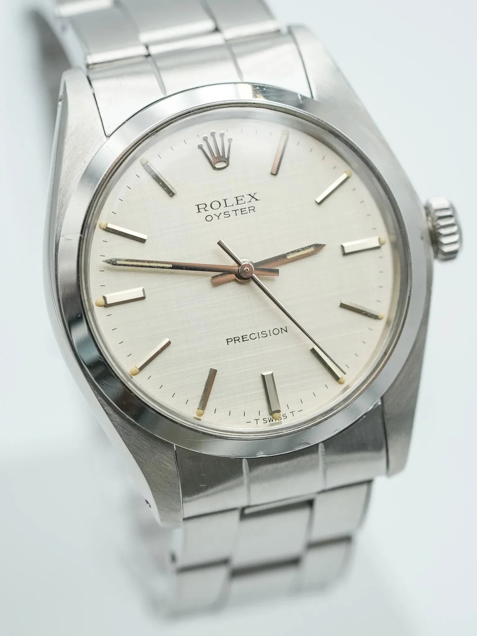 Rolex - Oyster Extra fine 6426 Cadran lin argent - 1971 - Atelier Victor - Vintage Watch Shop