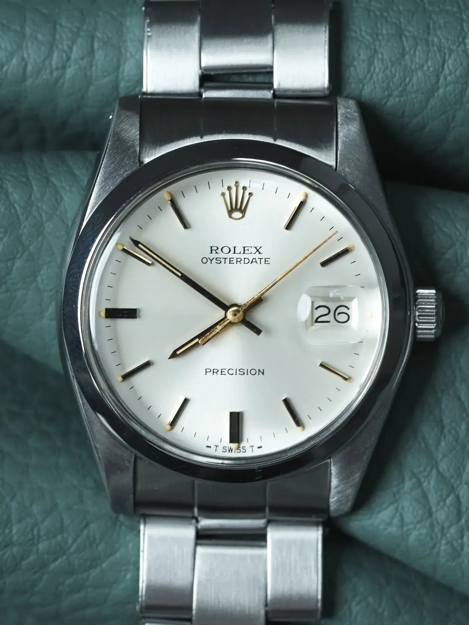 Rolex - Oysterdate 6694 Precision Cadran Champagne Aiguilles Or - 1977