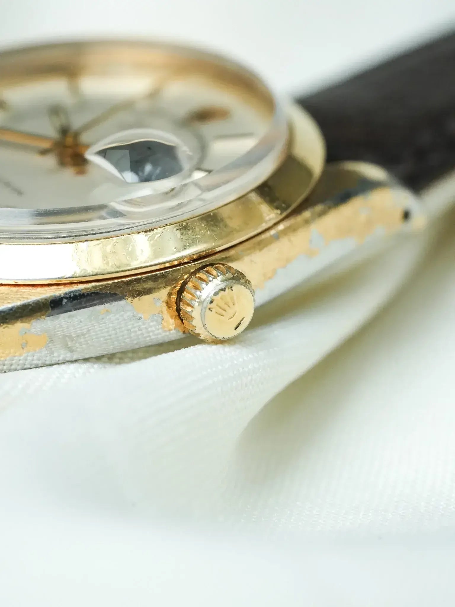 Rolex - Oysterdate 6694 Precision Plaqué or Cadran Chemin de fer - 1956 - Atelier Victor