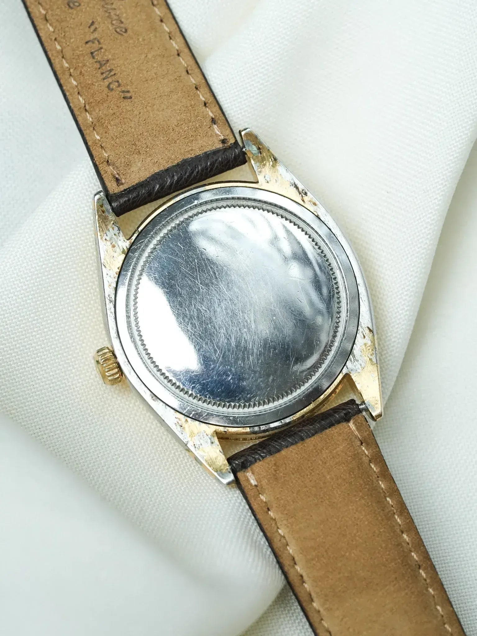 Rolex - Oysterdate 6694 Precision Plaqué or Cadran Chemin de fer - 1956 - Atelier Victor