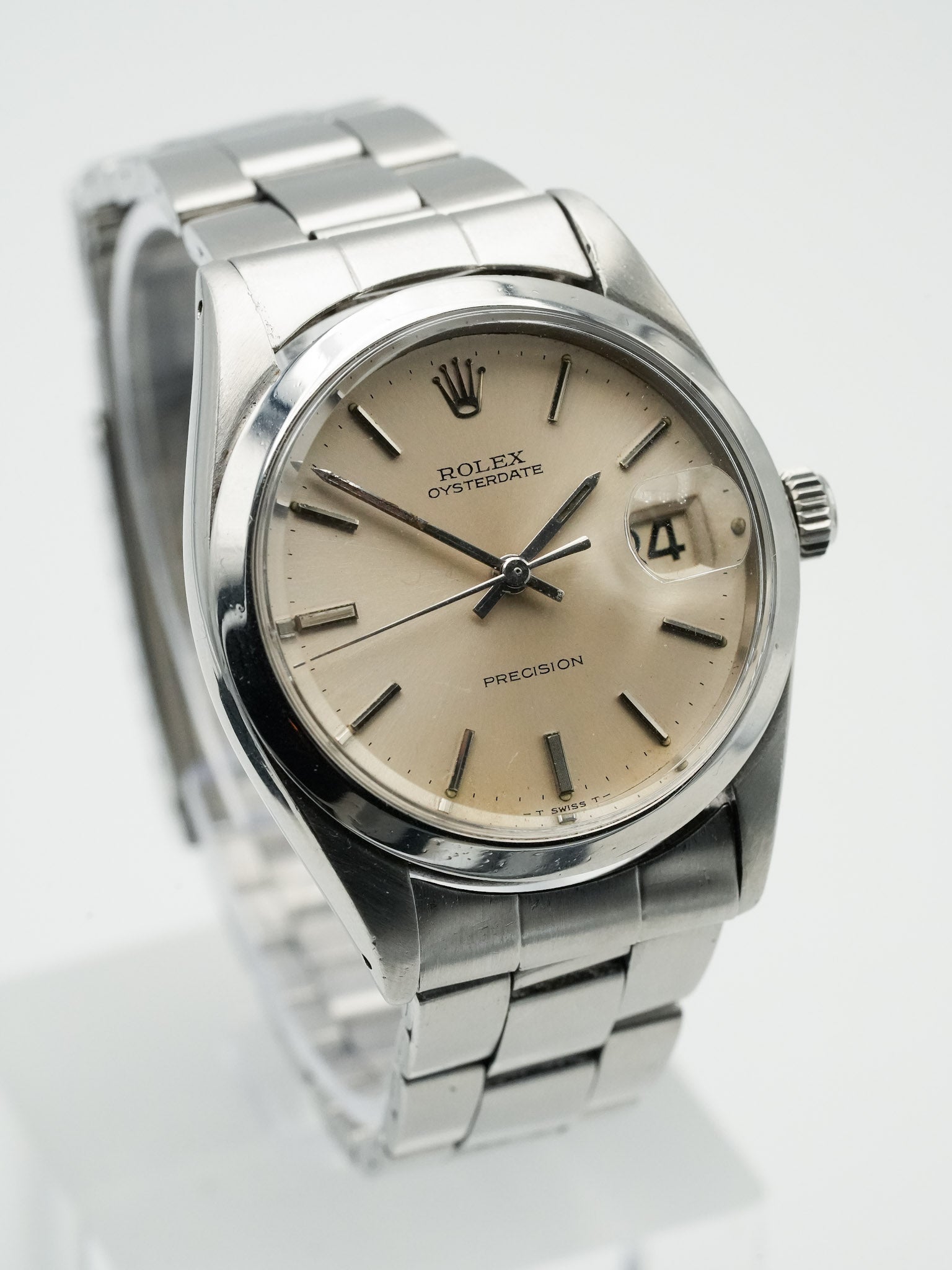 Rolex - Oysterdate Precision 6694 Cadran Ecaille - 1965 - Atelier Victor Paris - Vintage Watch Shop Dubai