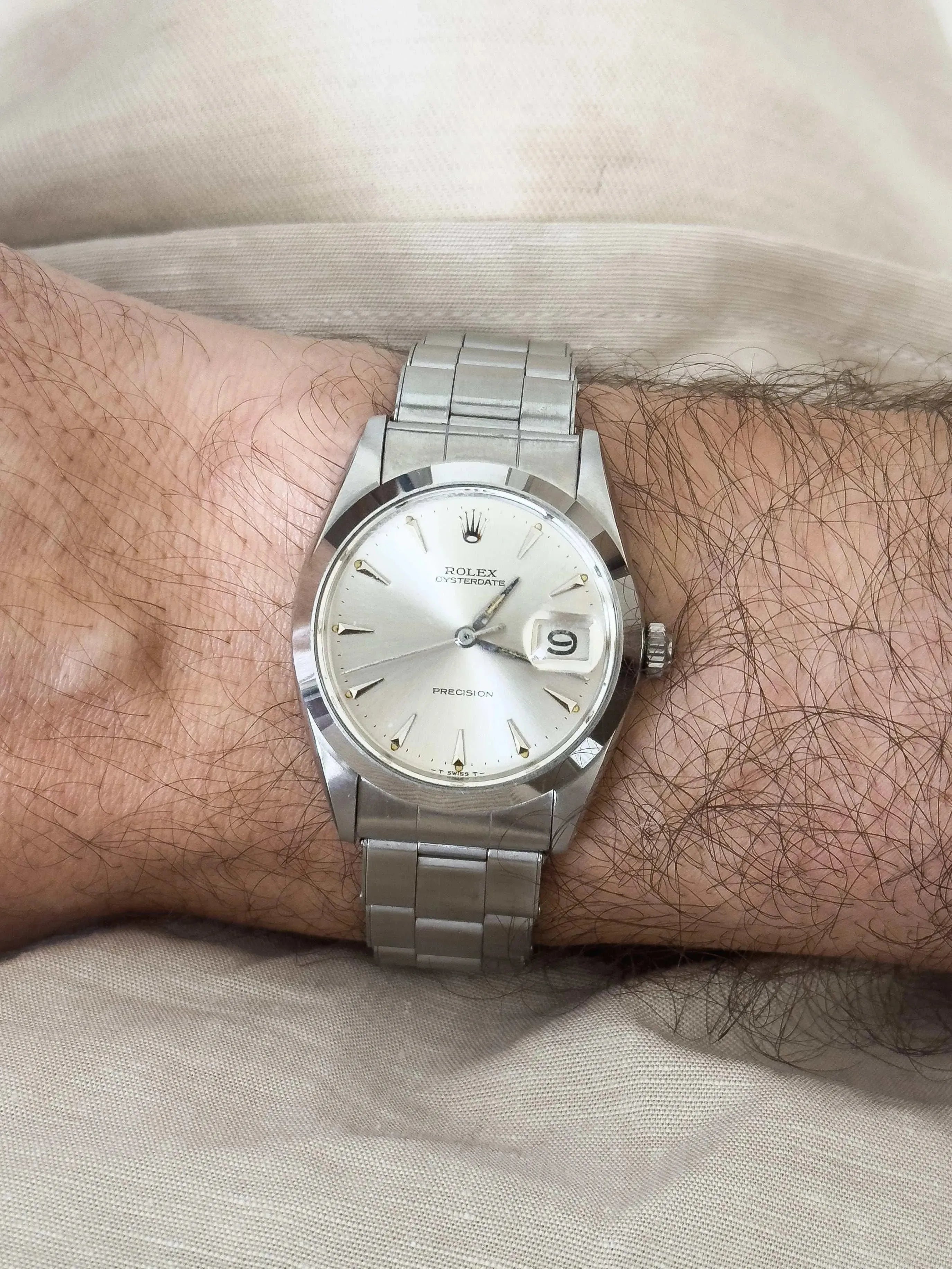 Rolex - Oysterdate Precision Argent - 1966 - Atelier Victor