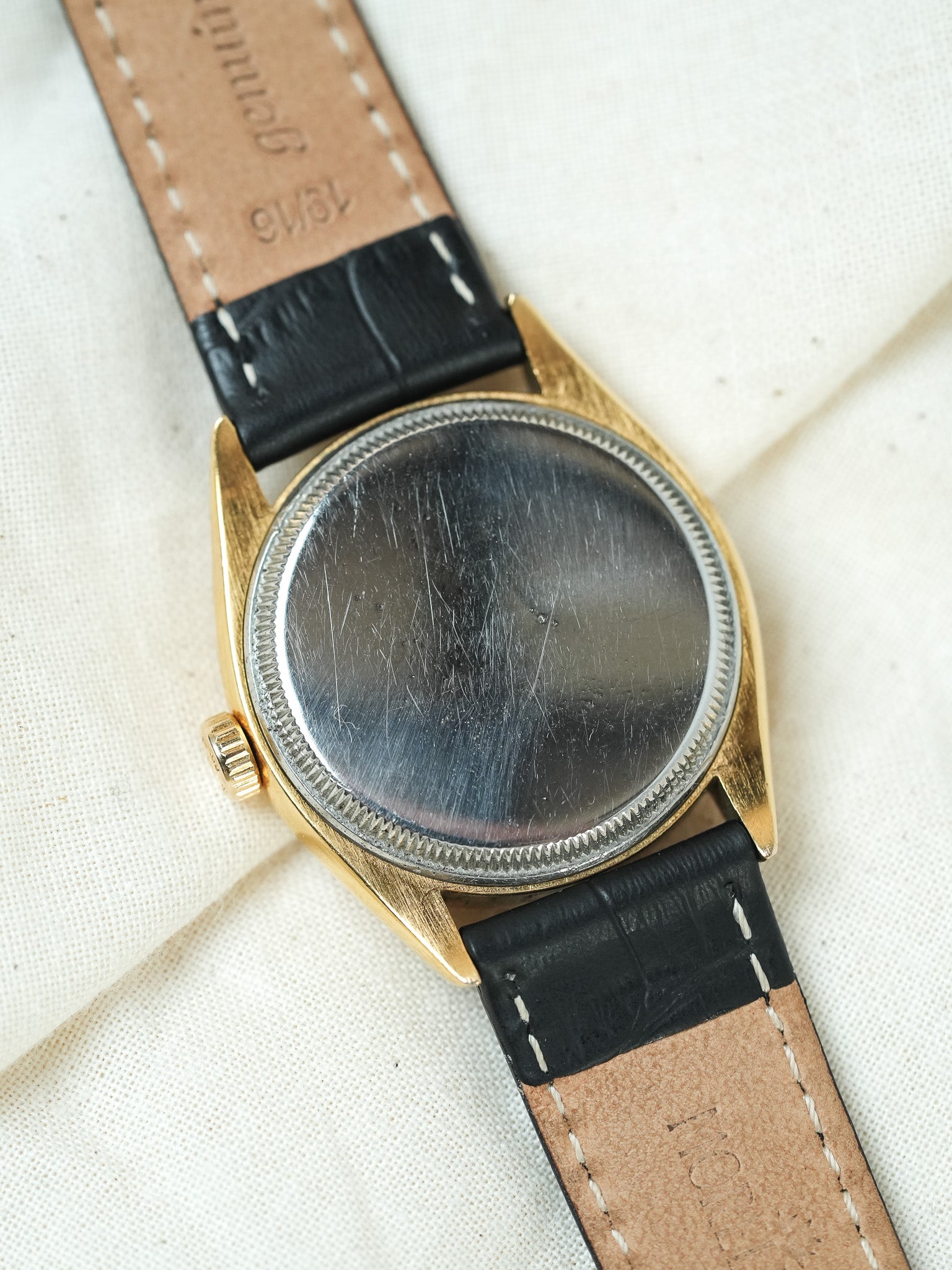 Rolex - Oysterdate Precison 6094 Plaqué or Cadran Blanc crème - 1952 - Atelier Victor - Vintage Shop