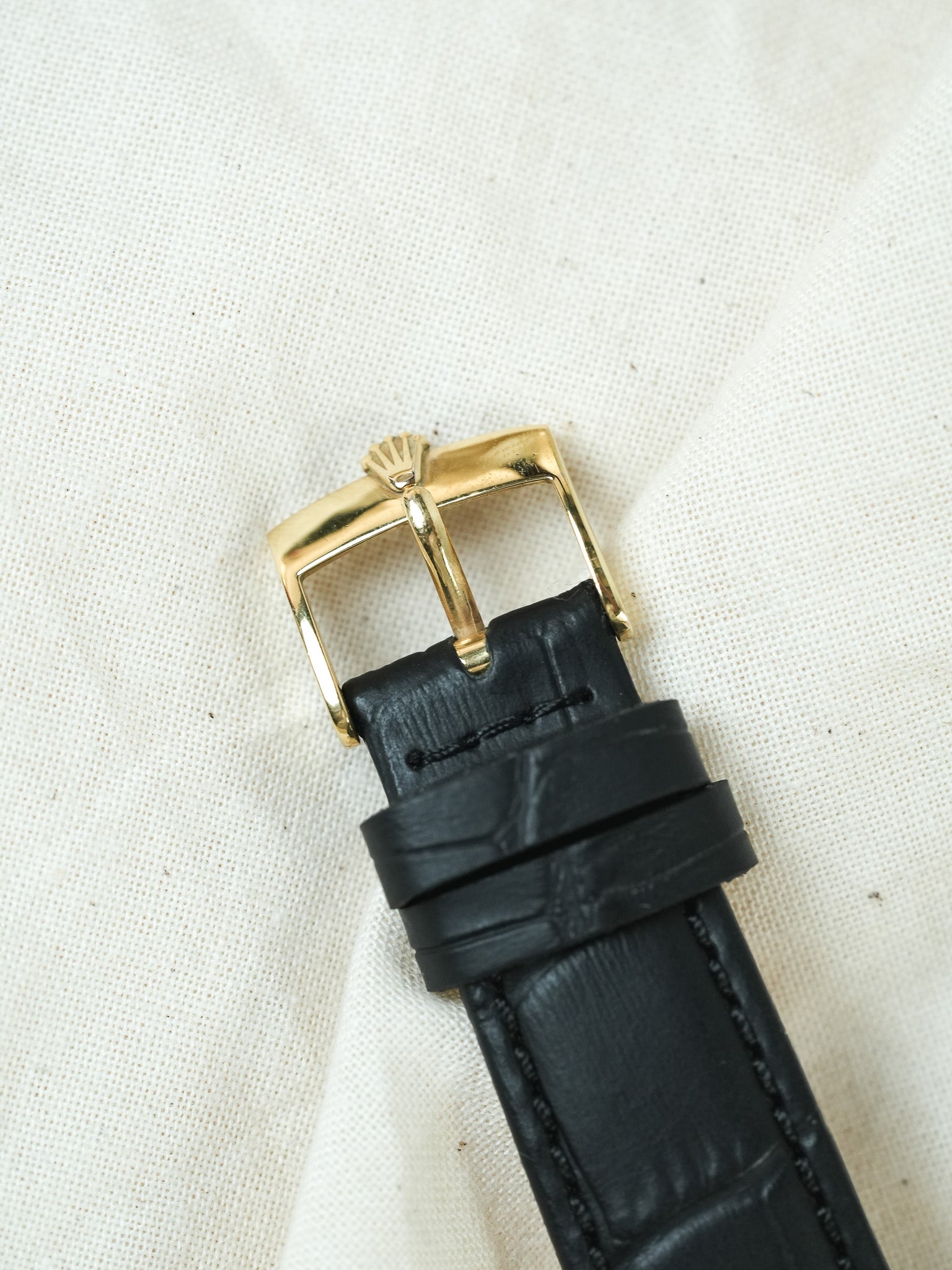 Rolex - Oysterdate Precison 6094 Plaqué or Cadran Blanc crème - 1952 - Atelier Victor - Vintage Shop