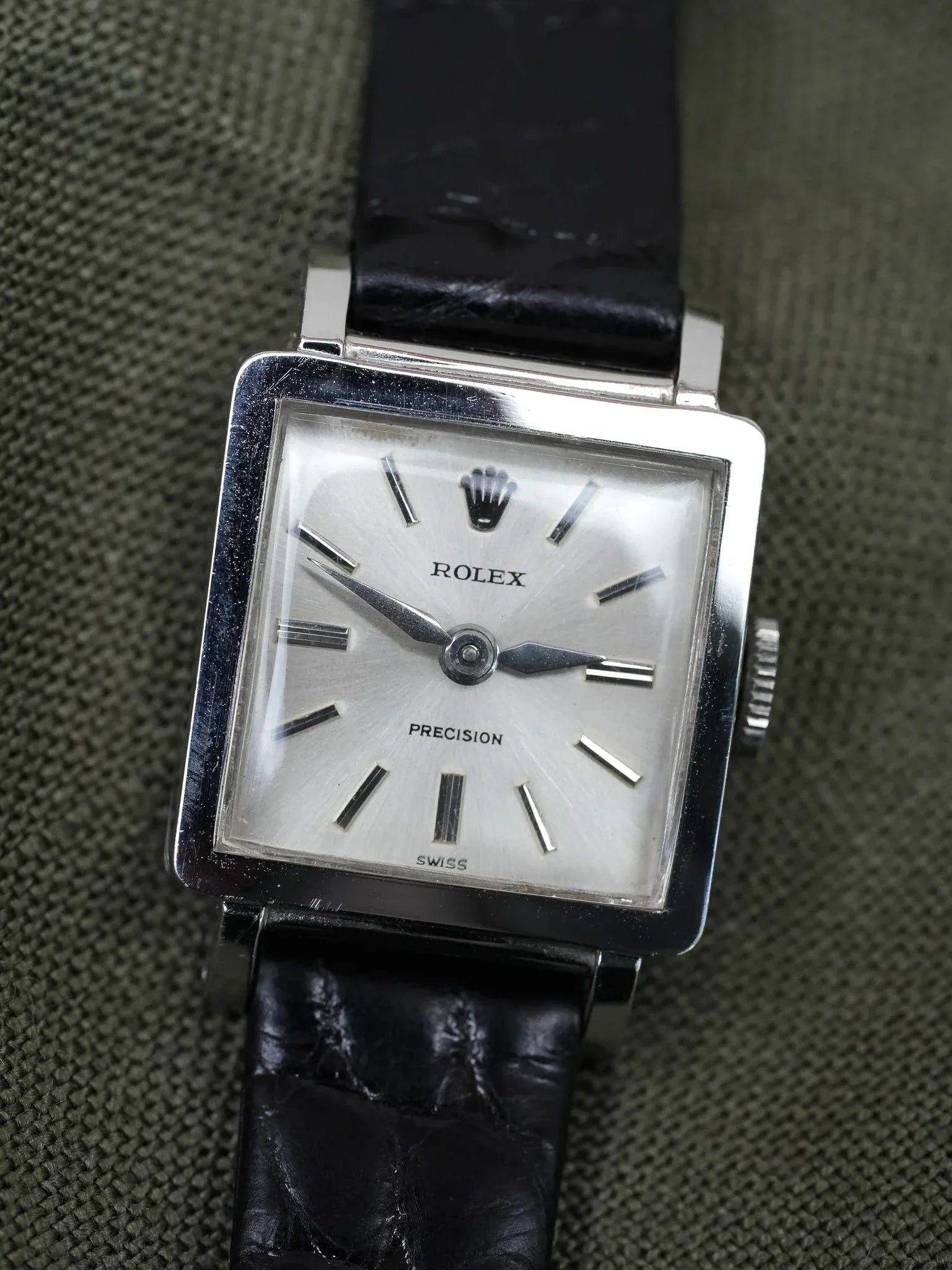 Rolex - Precision 3458 Acier Carrée - 1952 - Atelier Victor