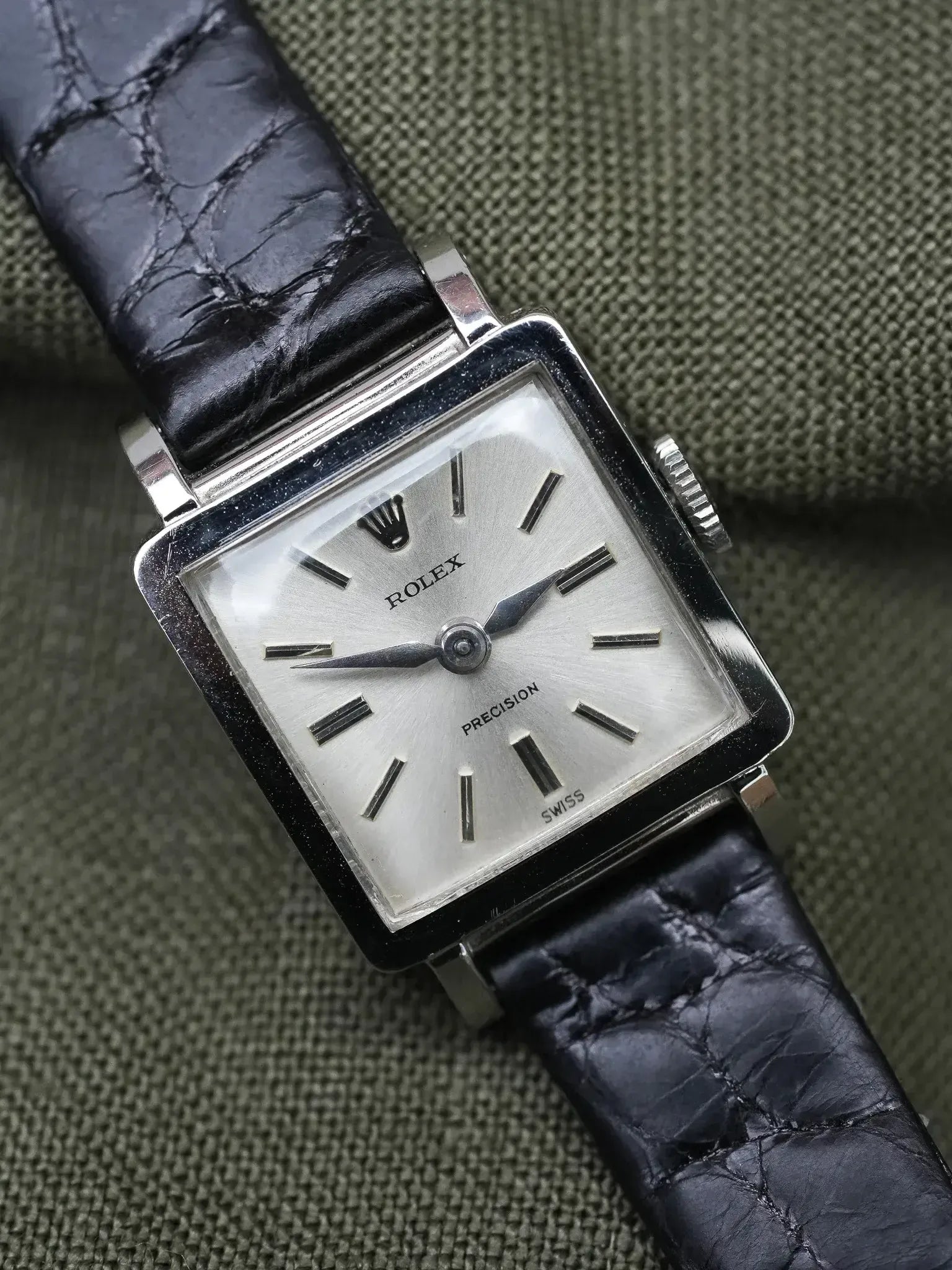 Rolex - Precision 3458 Acier Carrée - 1952 - Atelier Victor