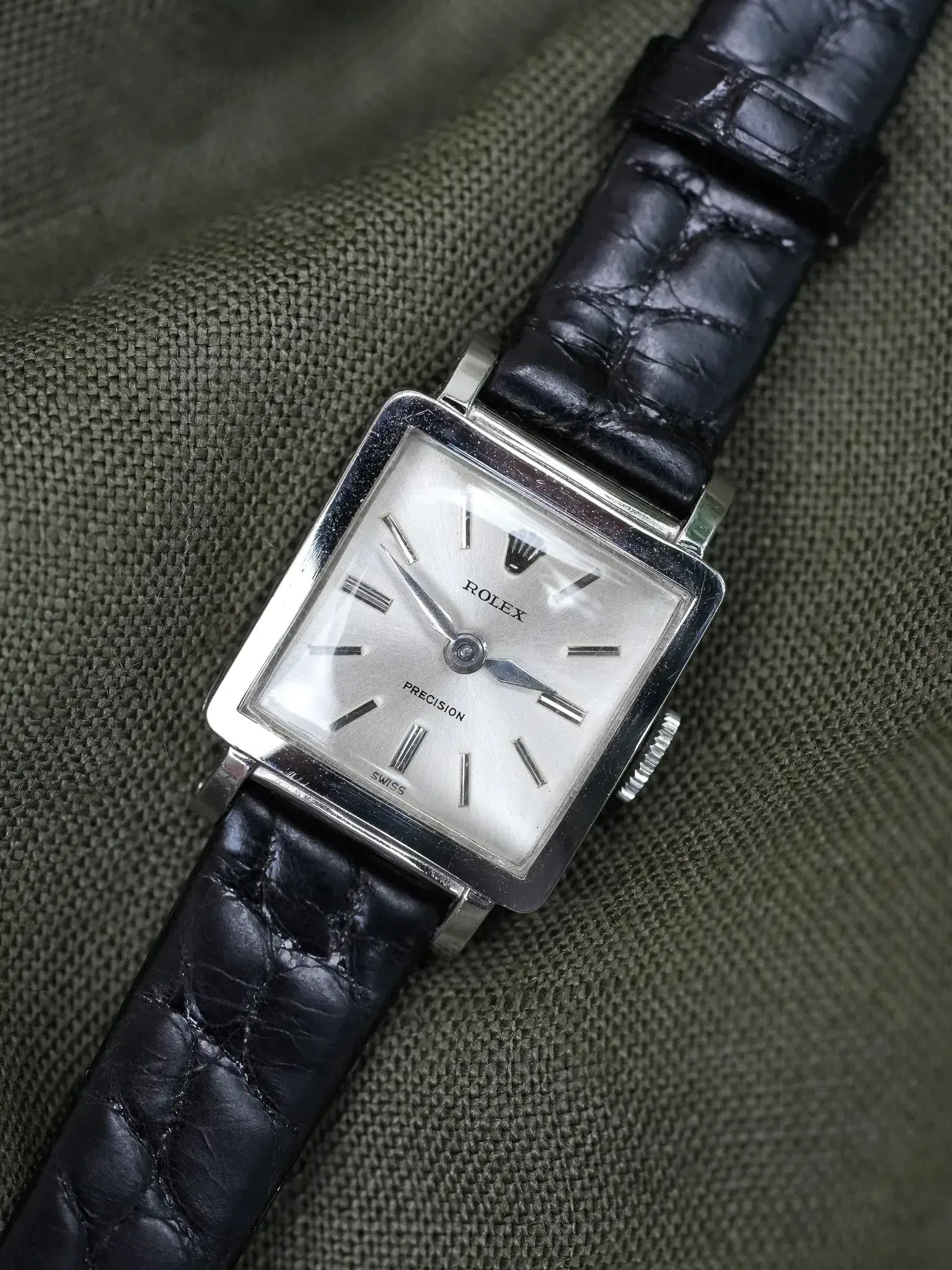 Rolex - Precision 3458 Acier Carrée - 1952 - Atelier Victor