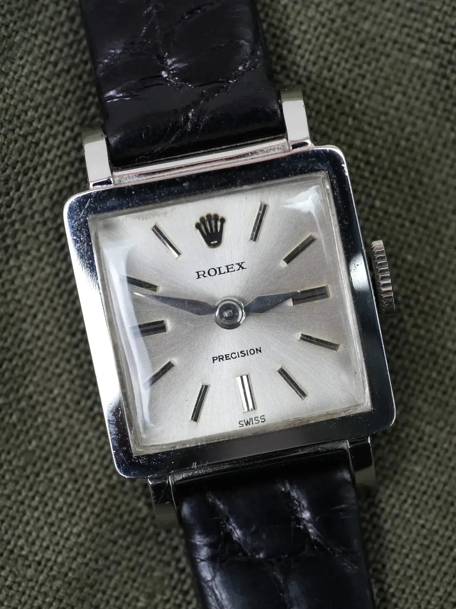 Rolex - Precision 3458 Acier Carrée - 1952 - Atelier Victor