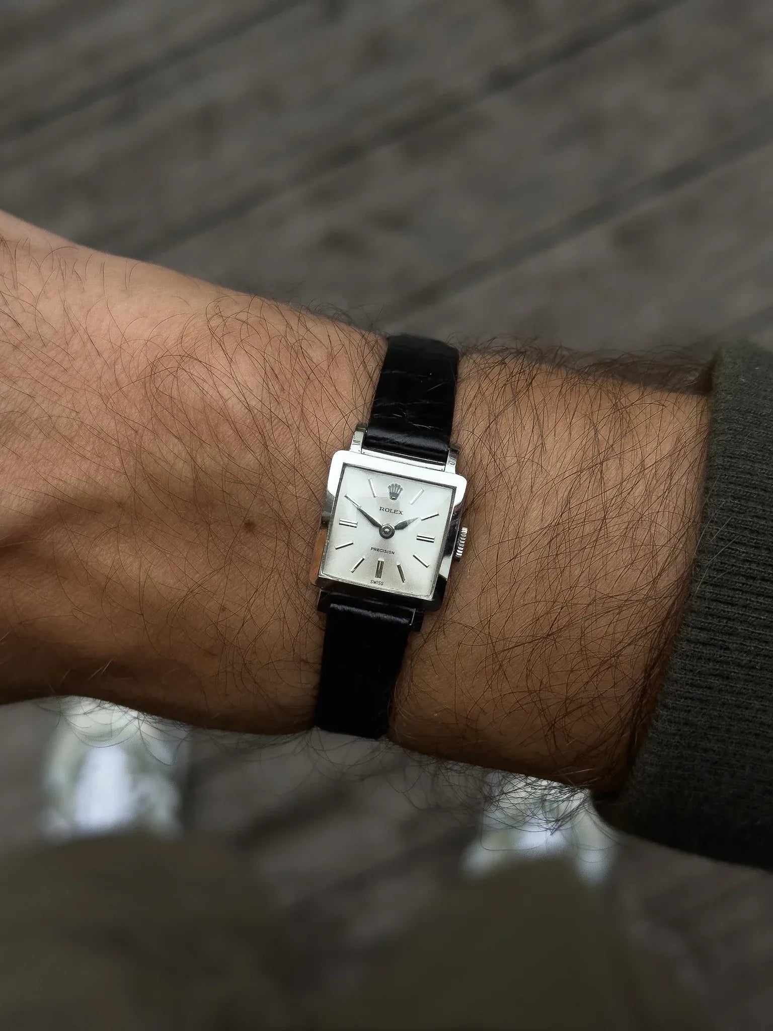 Rolex - Precision 3458 Acier Carrée - 1952 - Atelier Victor - Vintage Shop