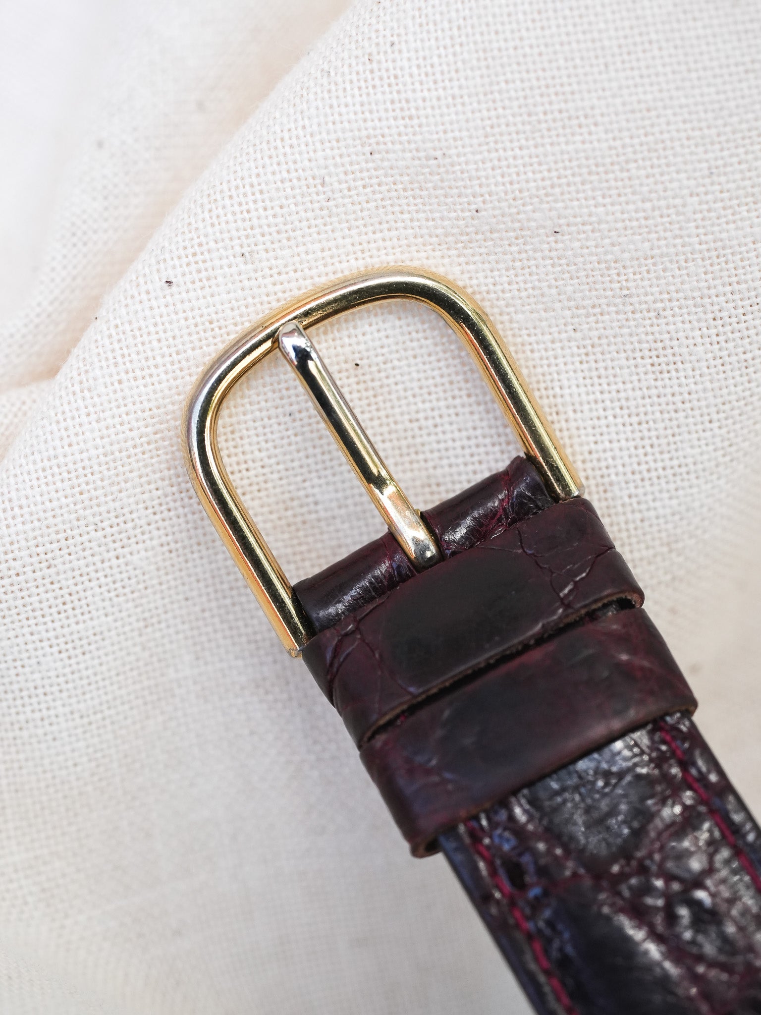 Rolls International - Tank Plaqué or laque rouge - 1980s - Atelier Victor - Vintage Shop