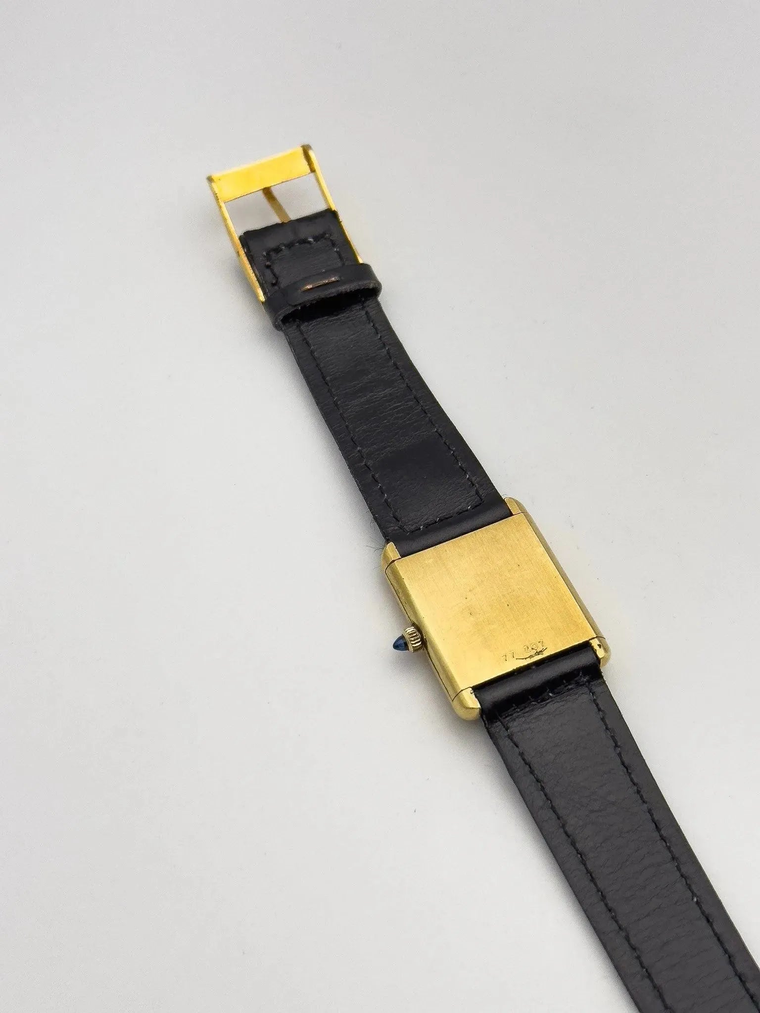 Royce - Tank Gold Cabochon - 1970's - Atelier Victor Paris - Vintage Watch Shop Dubai