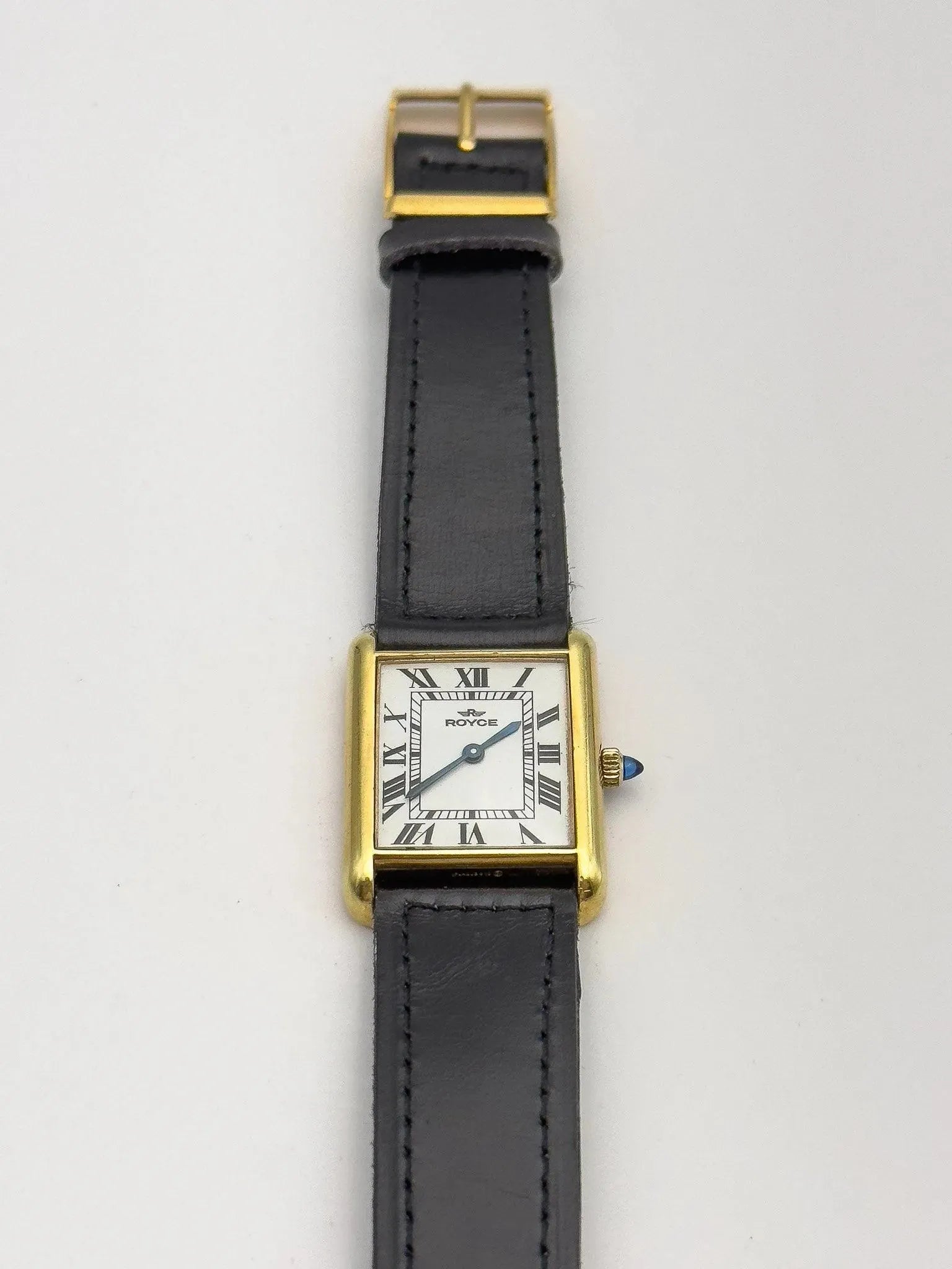 Royce - Tank Gold Cabochon - 1970's - Atelier Victor Paris - Vintage Watch Shop Dubai