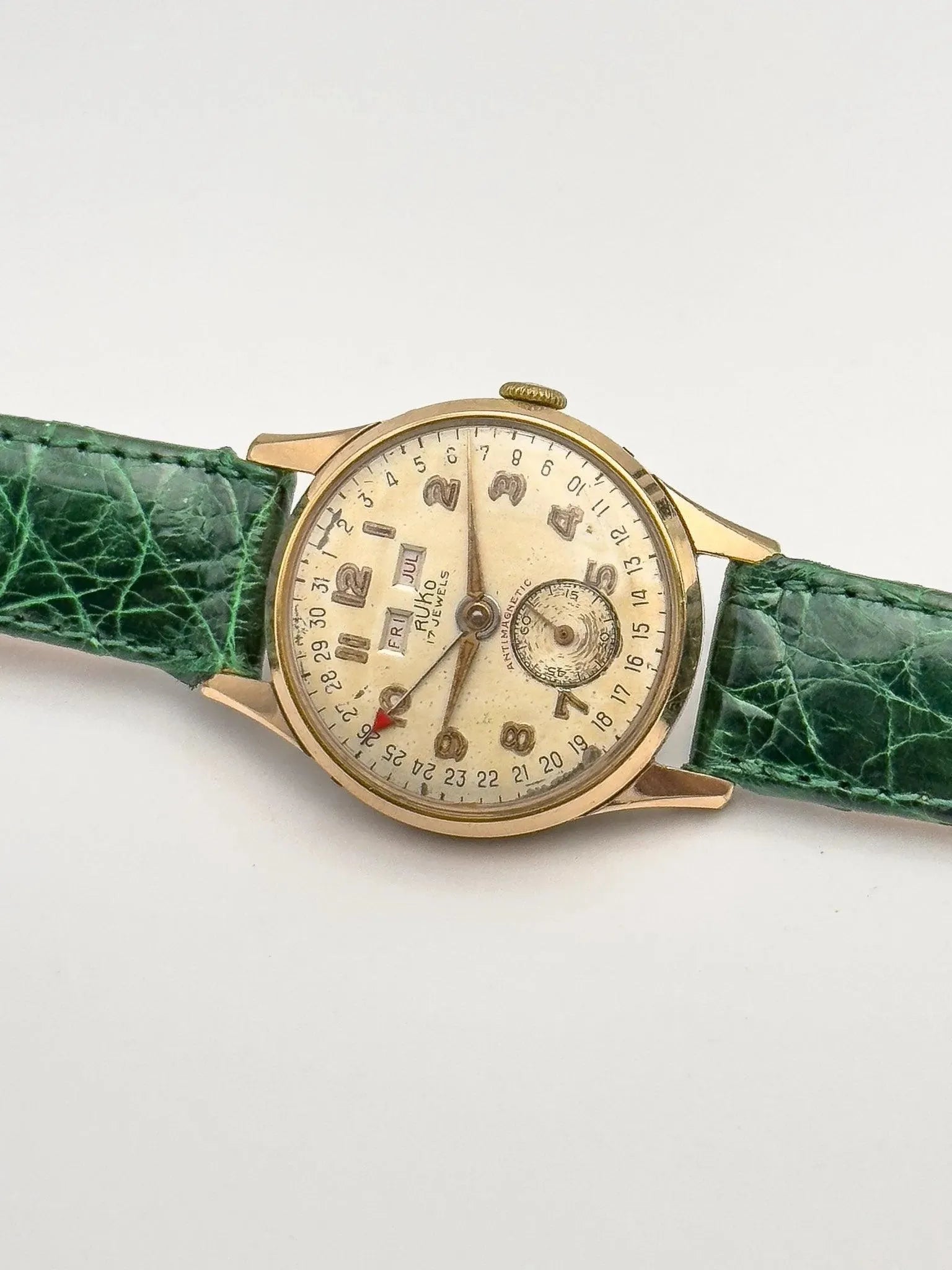 Ruko - Triple Calendar - 1950s - Atelier Victor Paris - Vintage Watch Shop Dubai