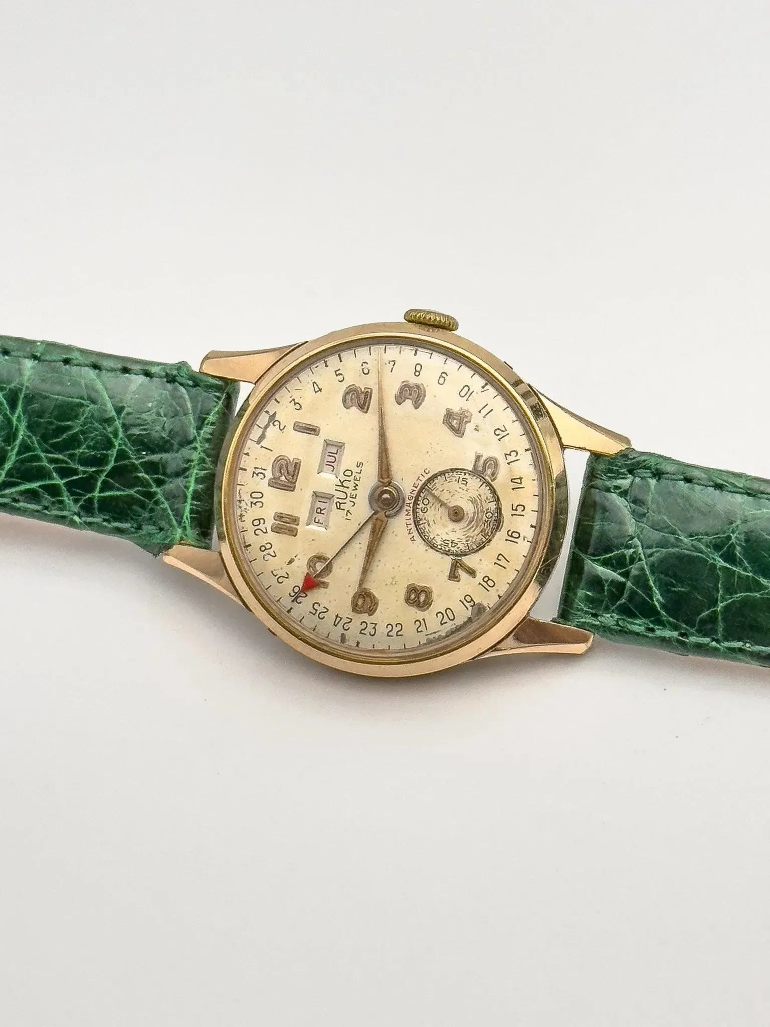 Ruko - Triple Calendar Or Patine - 1950s - Atelier Victor