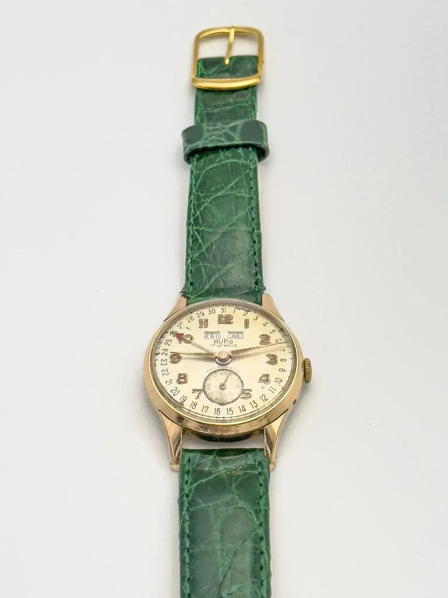 Ruko - Triple Calendar Or Patine - 1950s - Atelier Victor