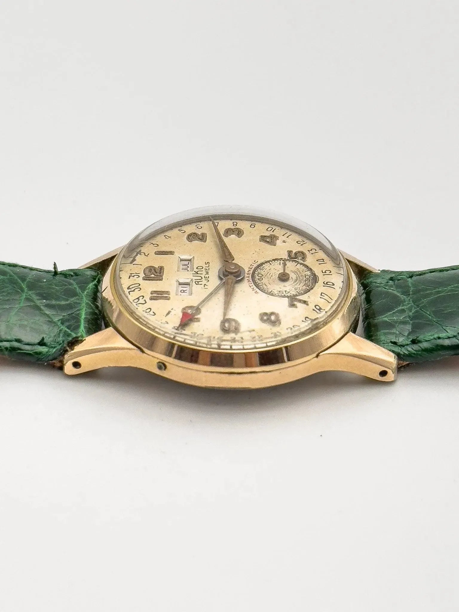 Ruko - Triple Calendar Or Patine - 1950s - Atelier Victor - Vintage Shop