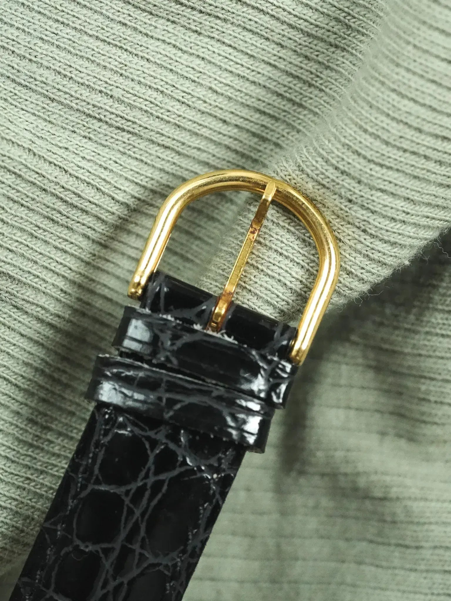 Rulcy - Disco volante laqué noir Plaqué or Cornes centrales - 1990s - Atelier Victor