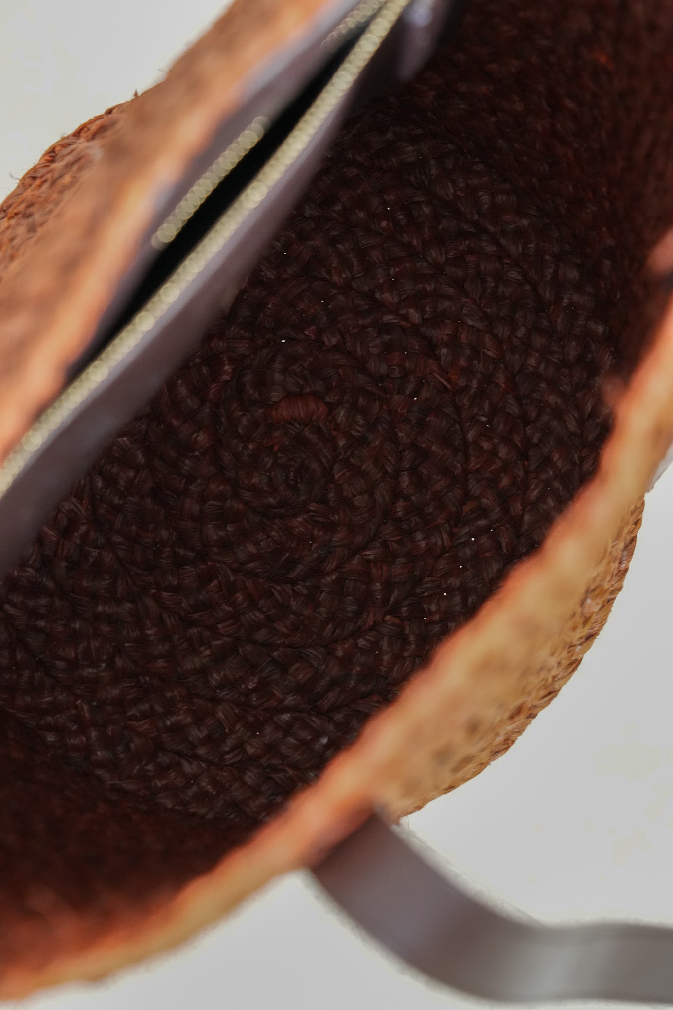 Korb Tasche Saint Laurent aus Stroh und Leder - Damen