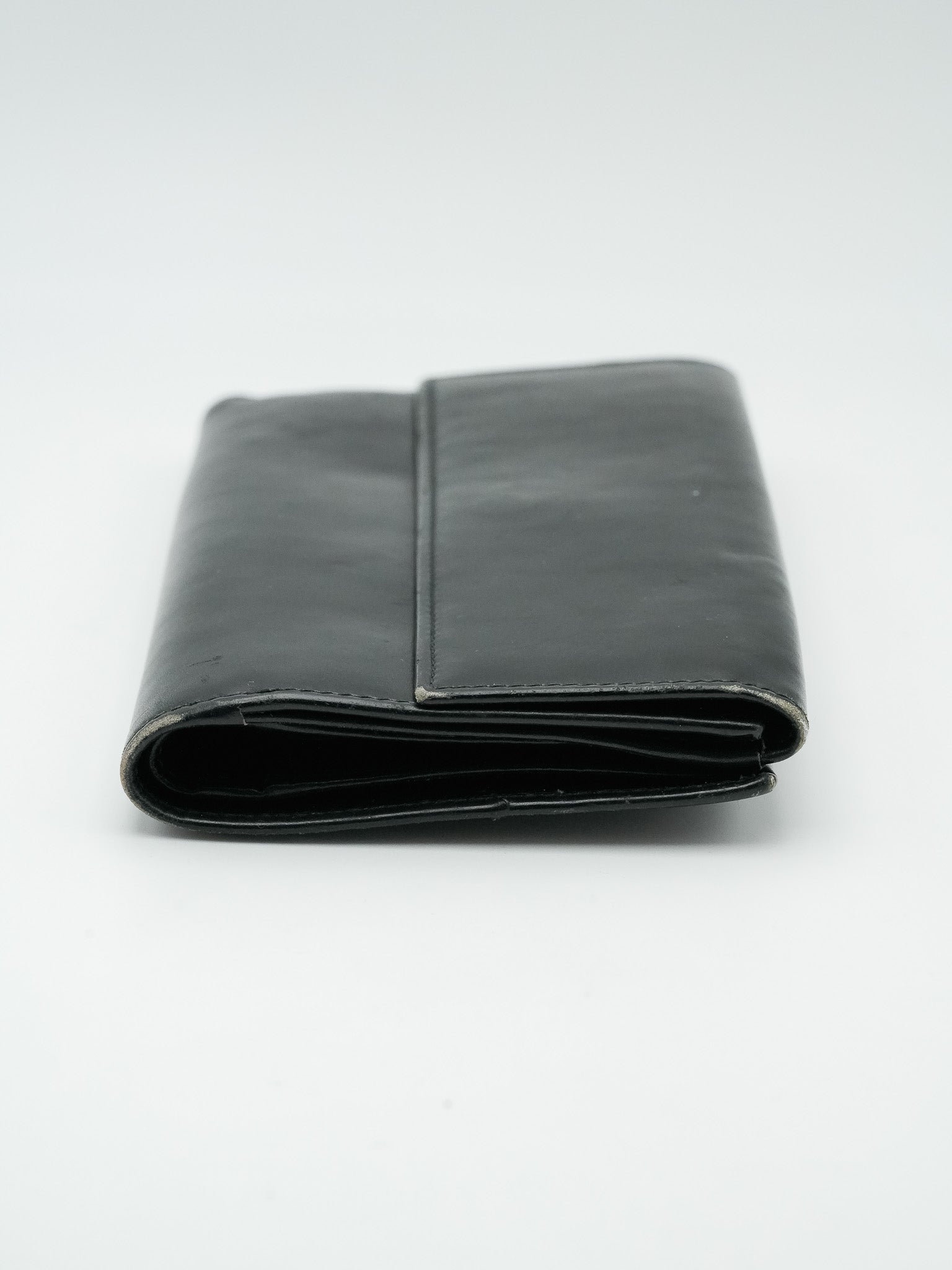Salvatore Ferragamo - Portefeuille cuir noir - Atelier Victor - Vintage Shop