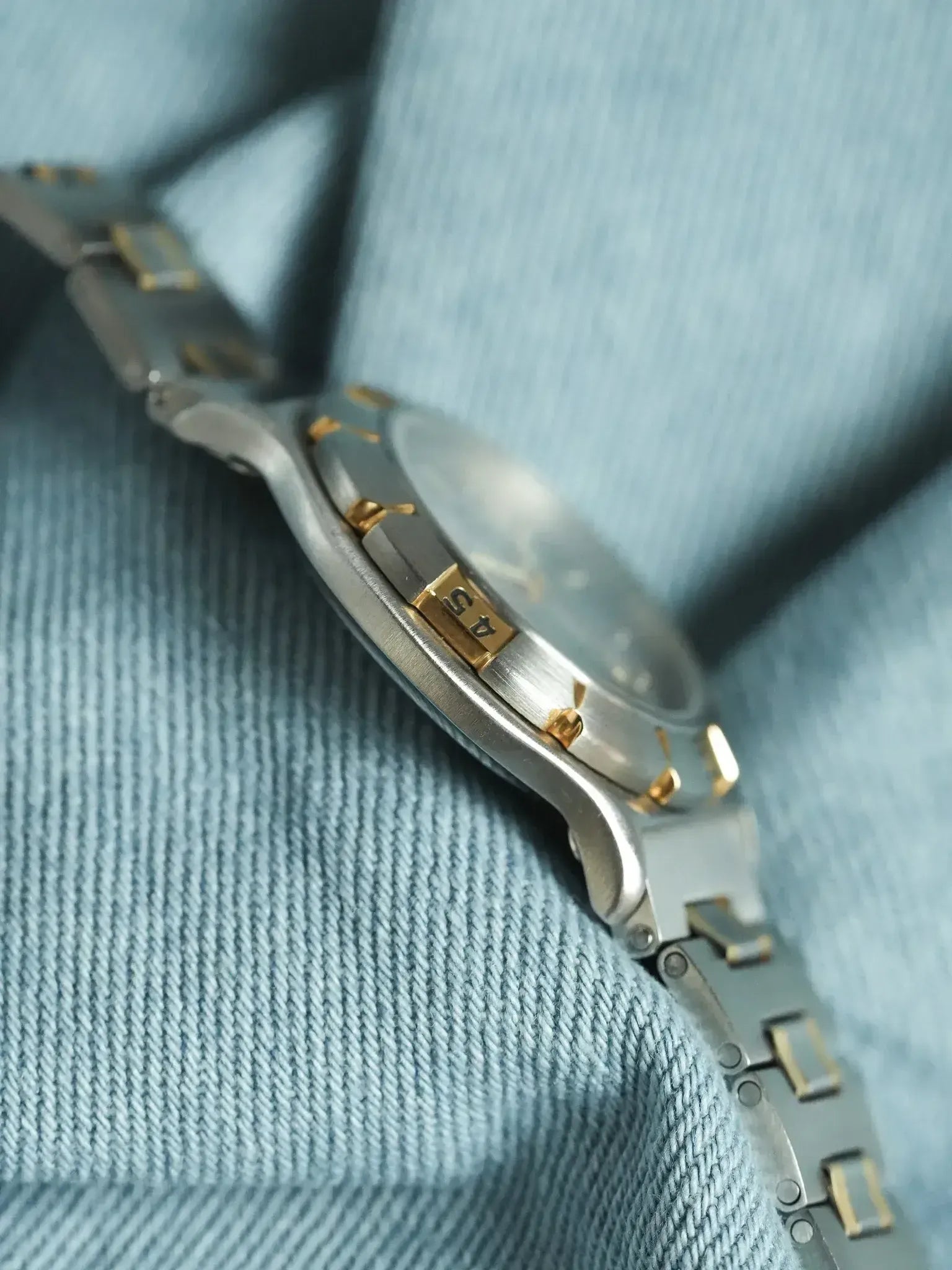 Sector - Acier Or Date 6h - 1990s - Atelier Victor