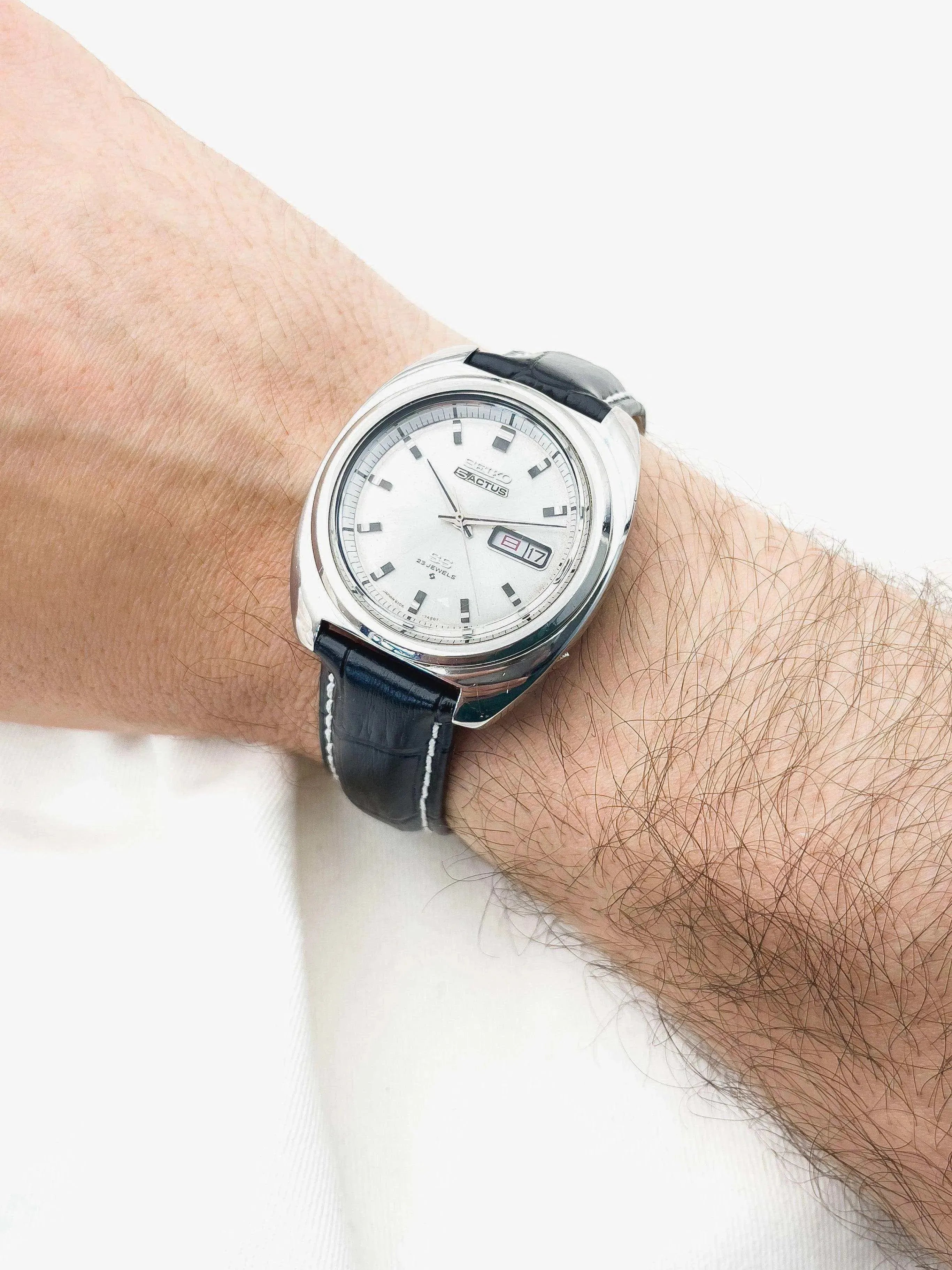 Seiko - 5 Actus - Acier Daydate Kanji - 1969 - Atelier Victor