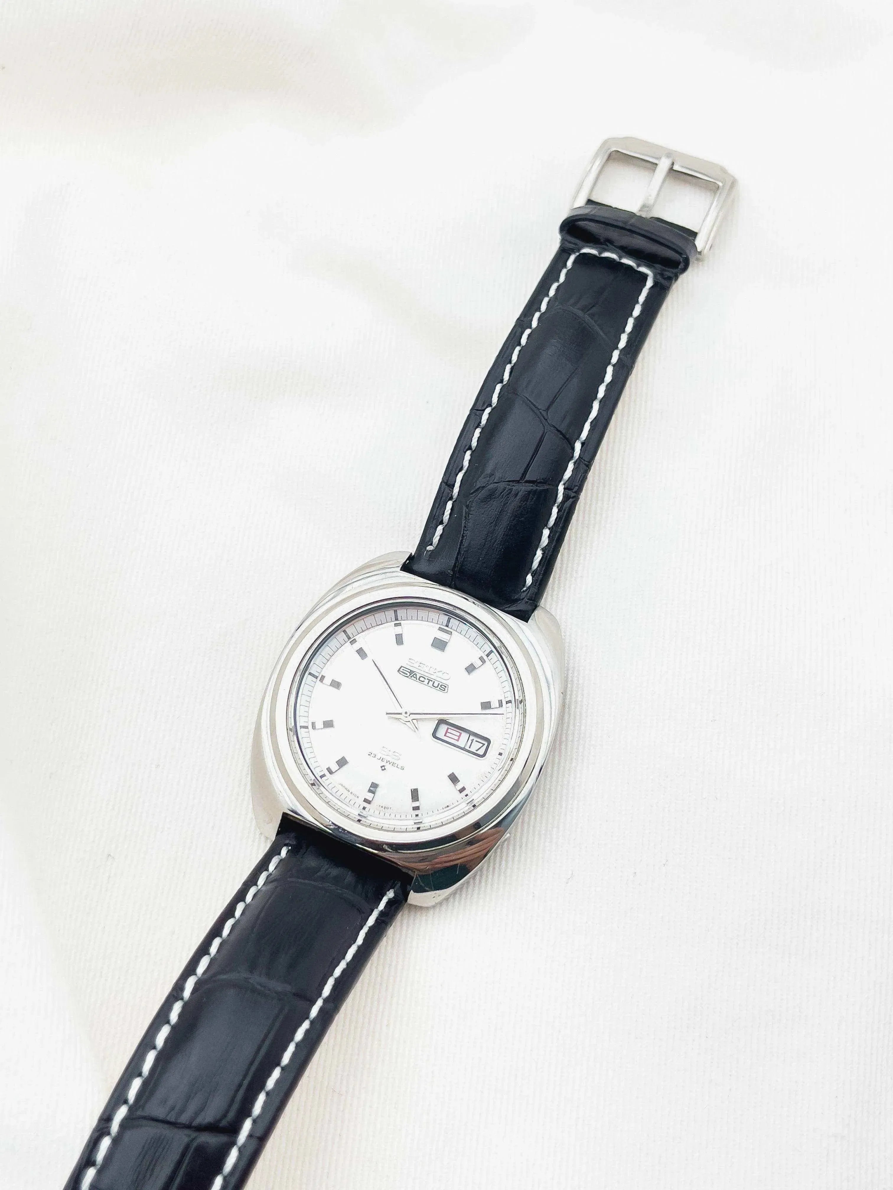 Seiko - 5 Actus - Acier Daydate Kanji - 1969 - Atelier Victor