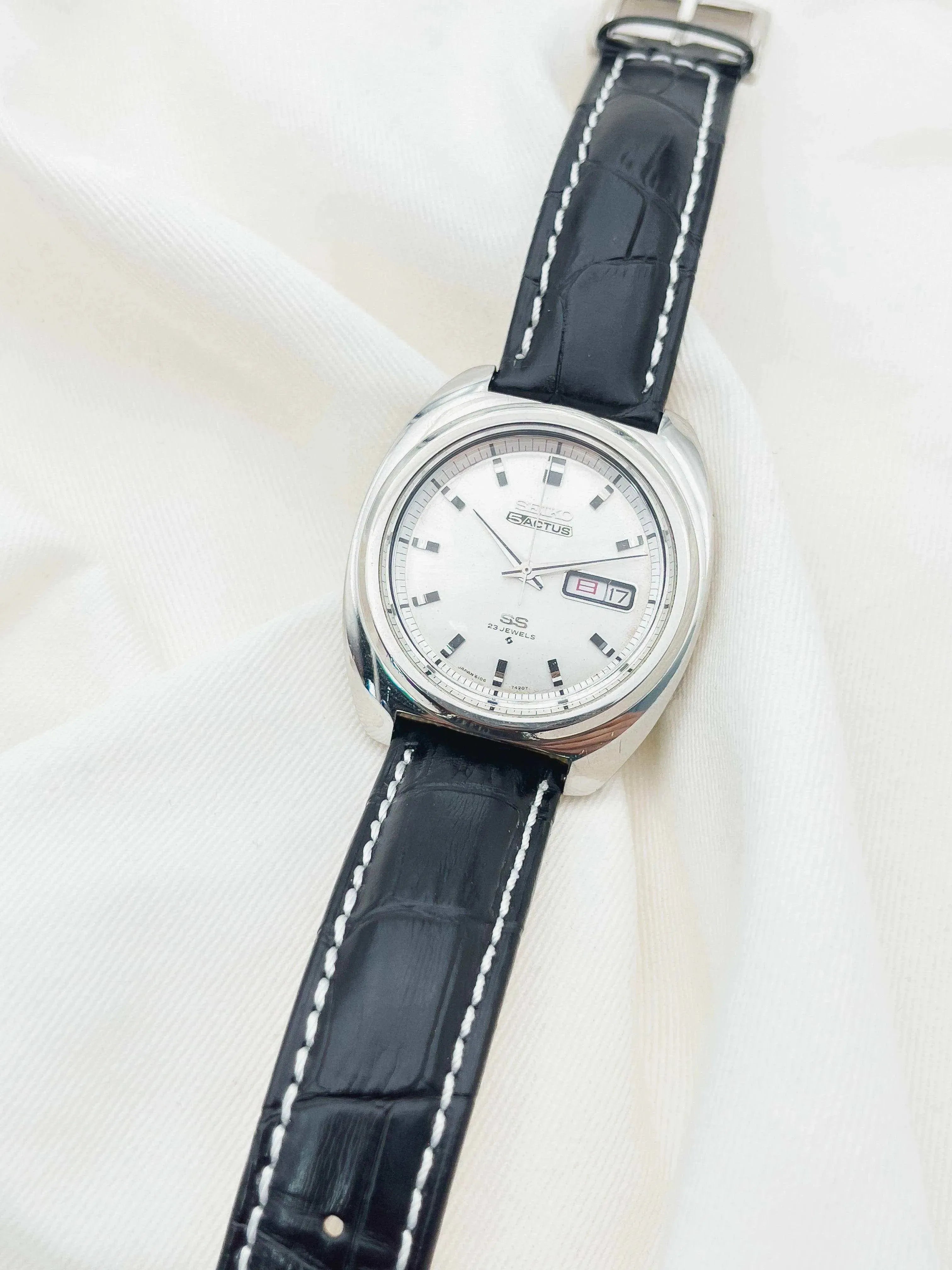 Seiko - 5 Actus - Acier Daydate Kanji - 1969 - Atelier Victor