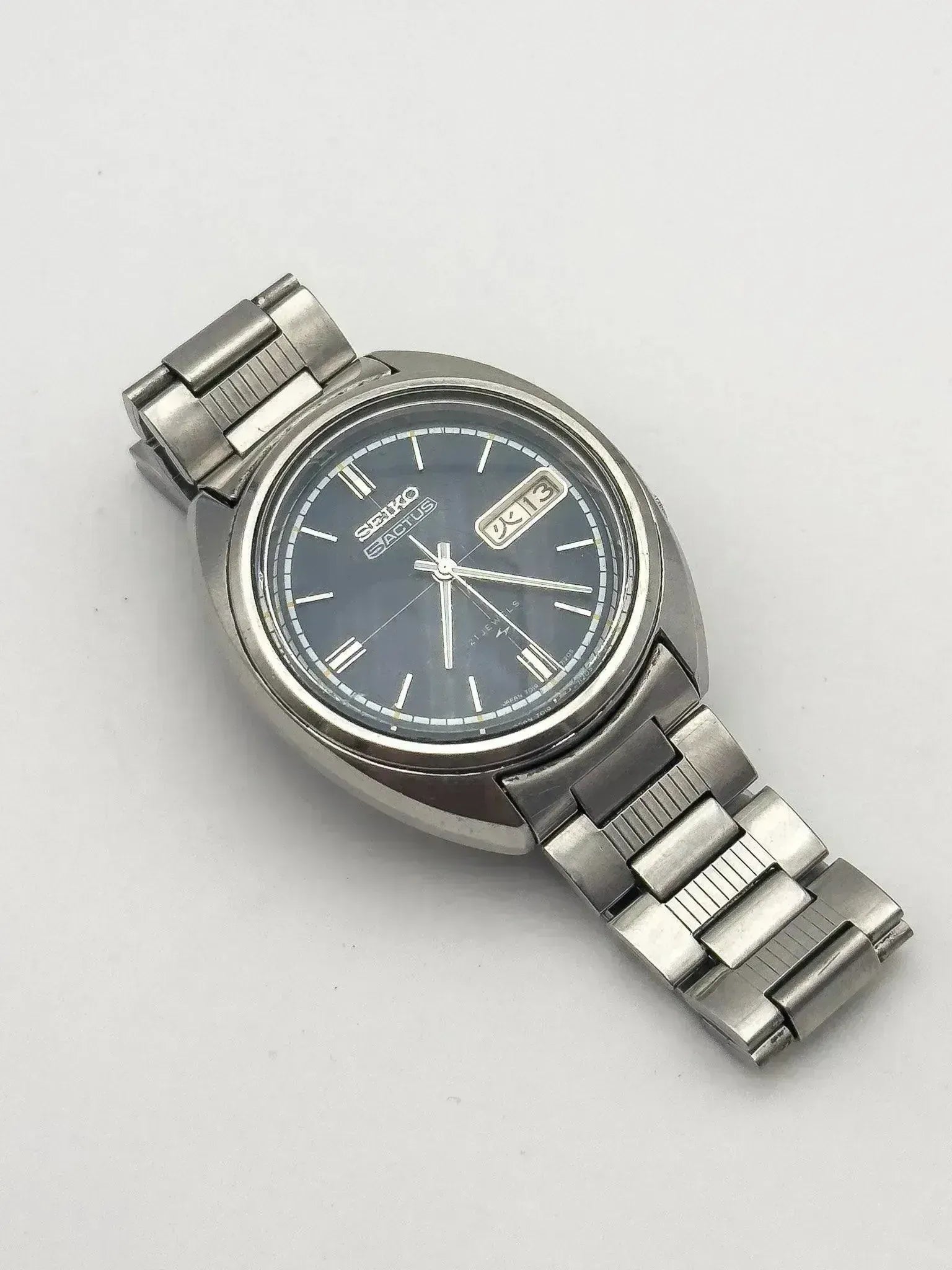 Seiko 5 - Actus Cadran Bleu bracelet Seiko - 1972 - Atelier Victor