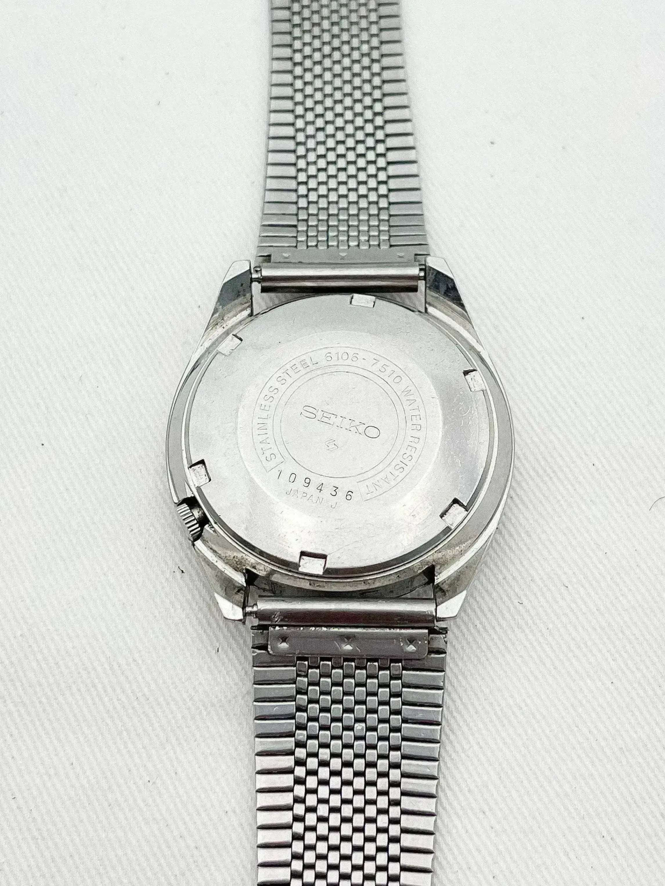 Seiko - 5 Actus Daydate Bleu Kanji - 1971 - Atelier Victor