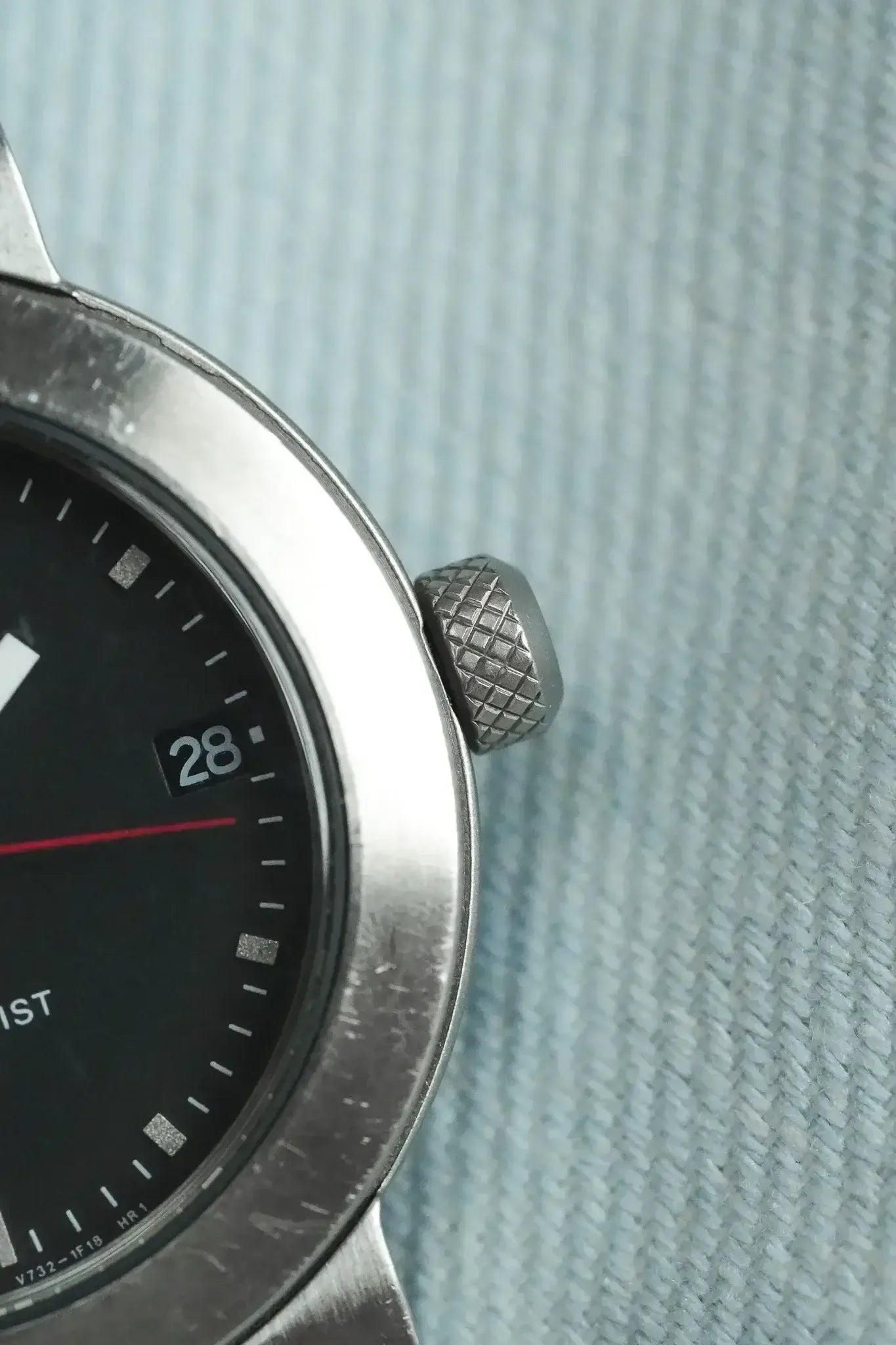 Seiko - Acier Brossé Cornes centrales Trotteuse Rouge - 1990 - Atelier Victor