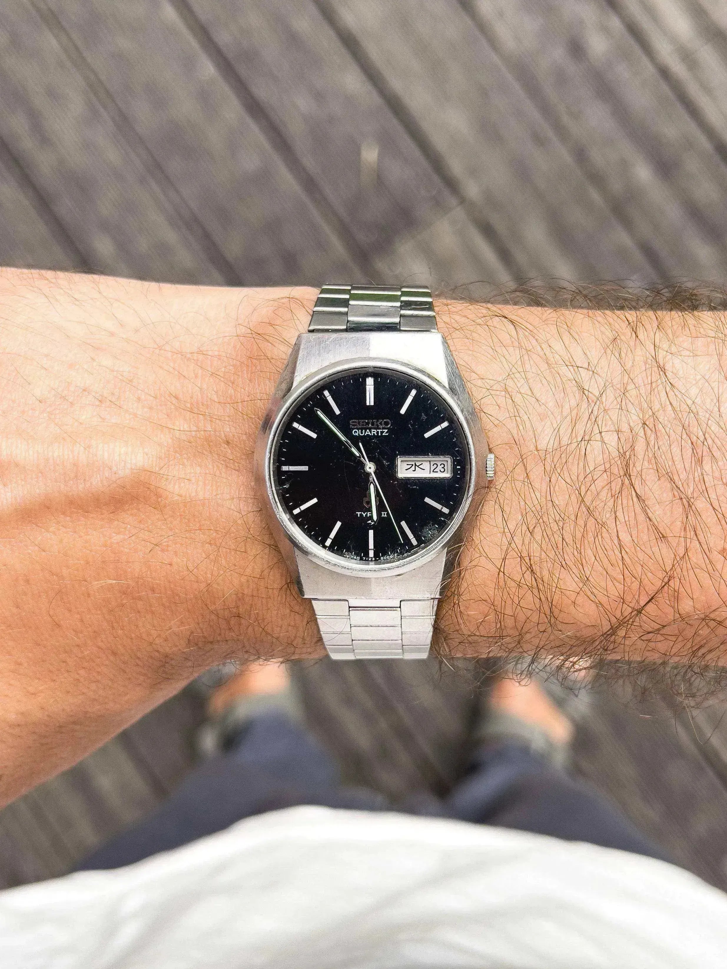 埼*拳様 SEIKO セイコークロノス 筆記体表記 J14029 稼働品 ヴィン 2025年