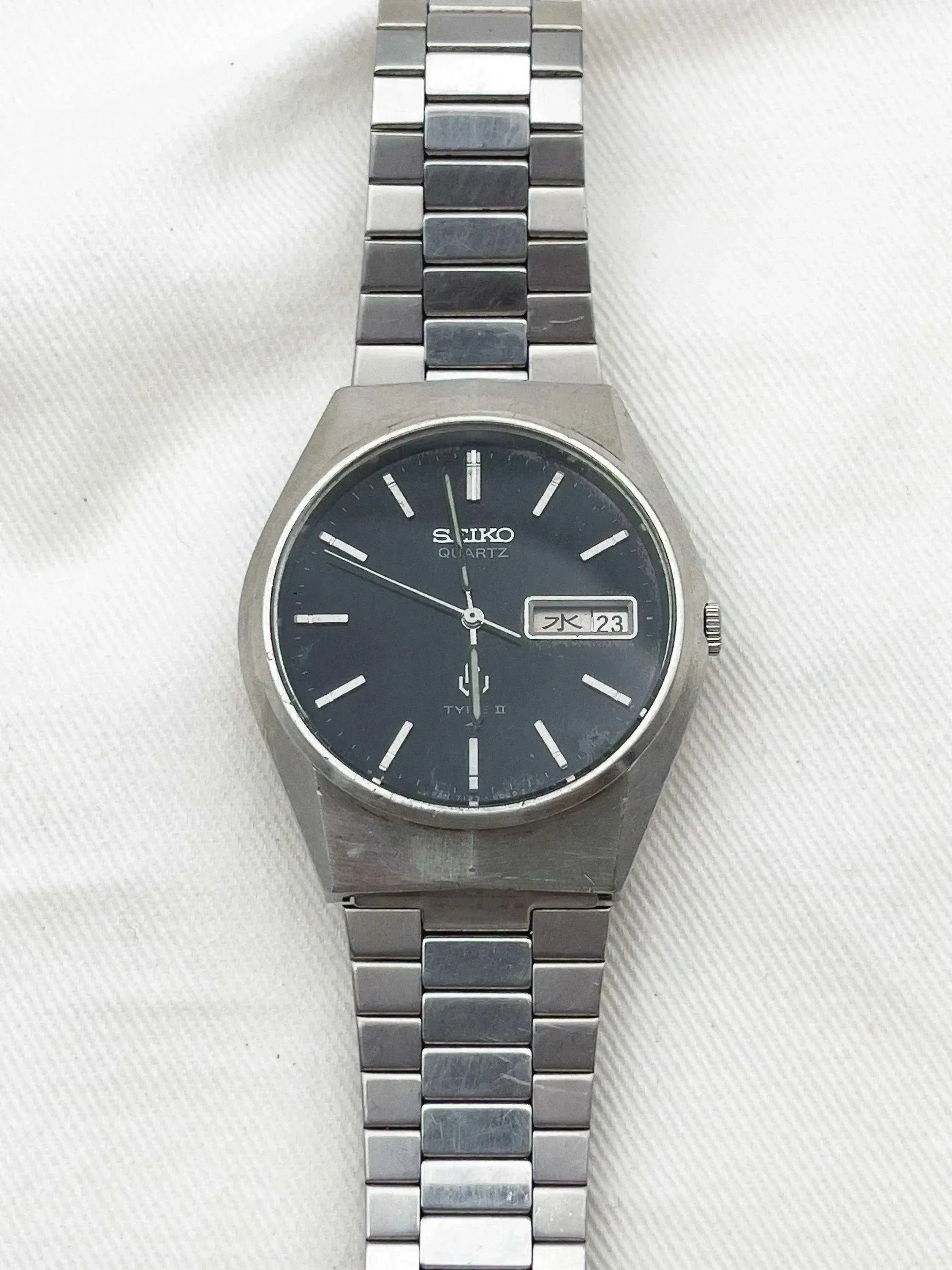 Seiko - Acier Noir Daydate Kanji - 1989 - Atelier Victor