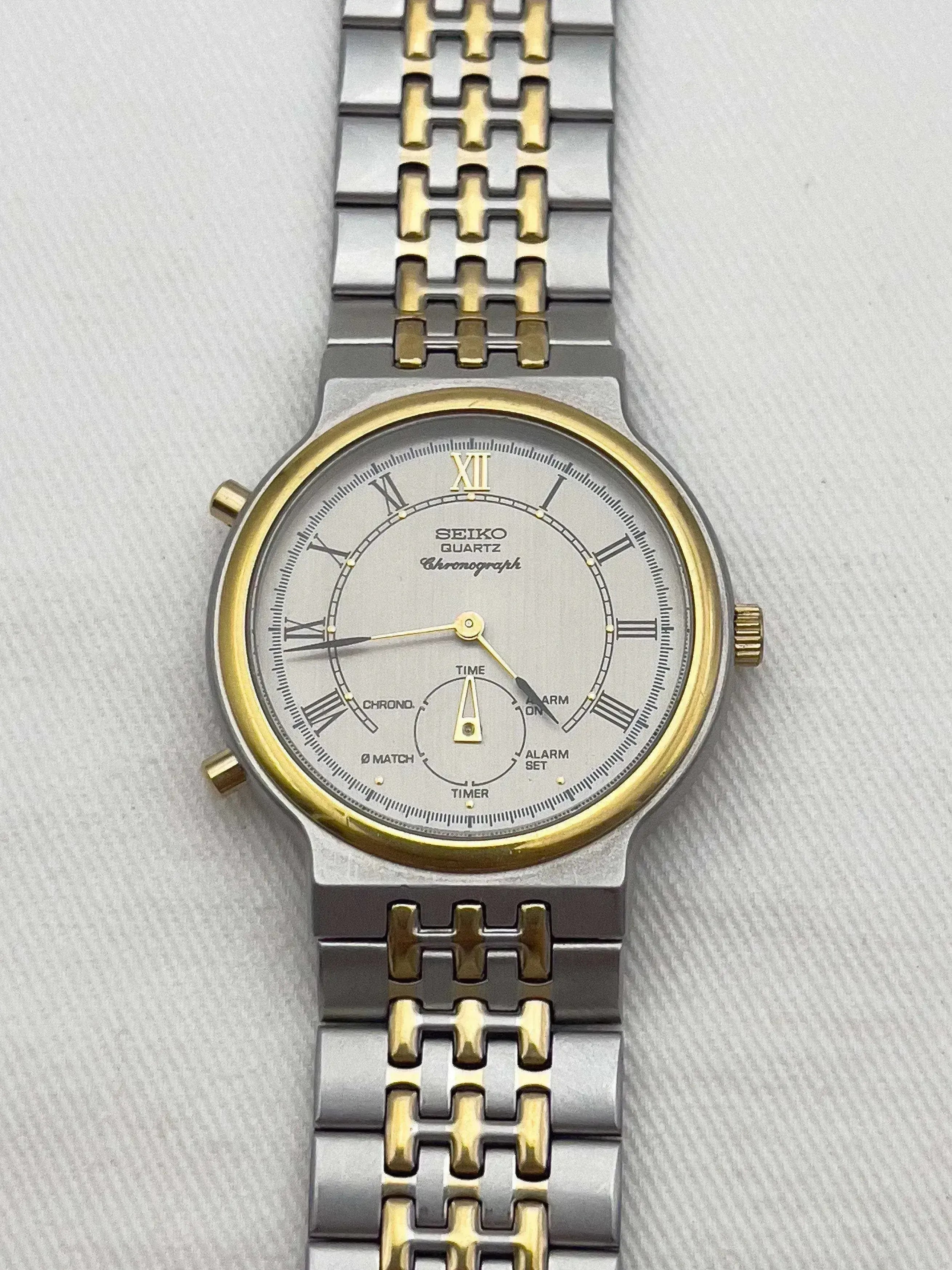 Seiko - Acier Or Multifonctions - 1988 - Atelier Victor