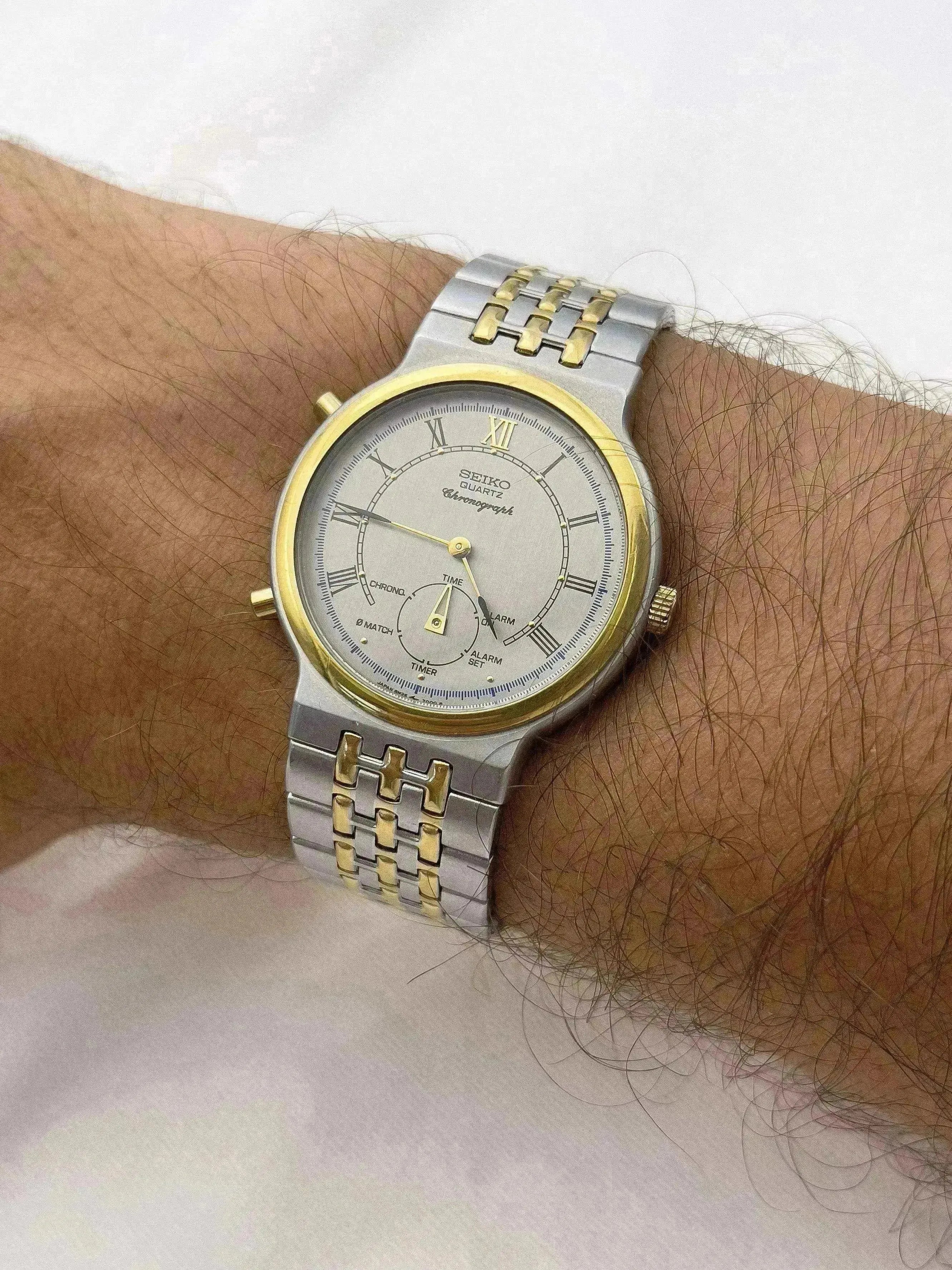 Seiko - Acier Or Multifonctions - 1988 - Atelier Victor
